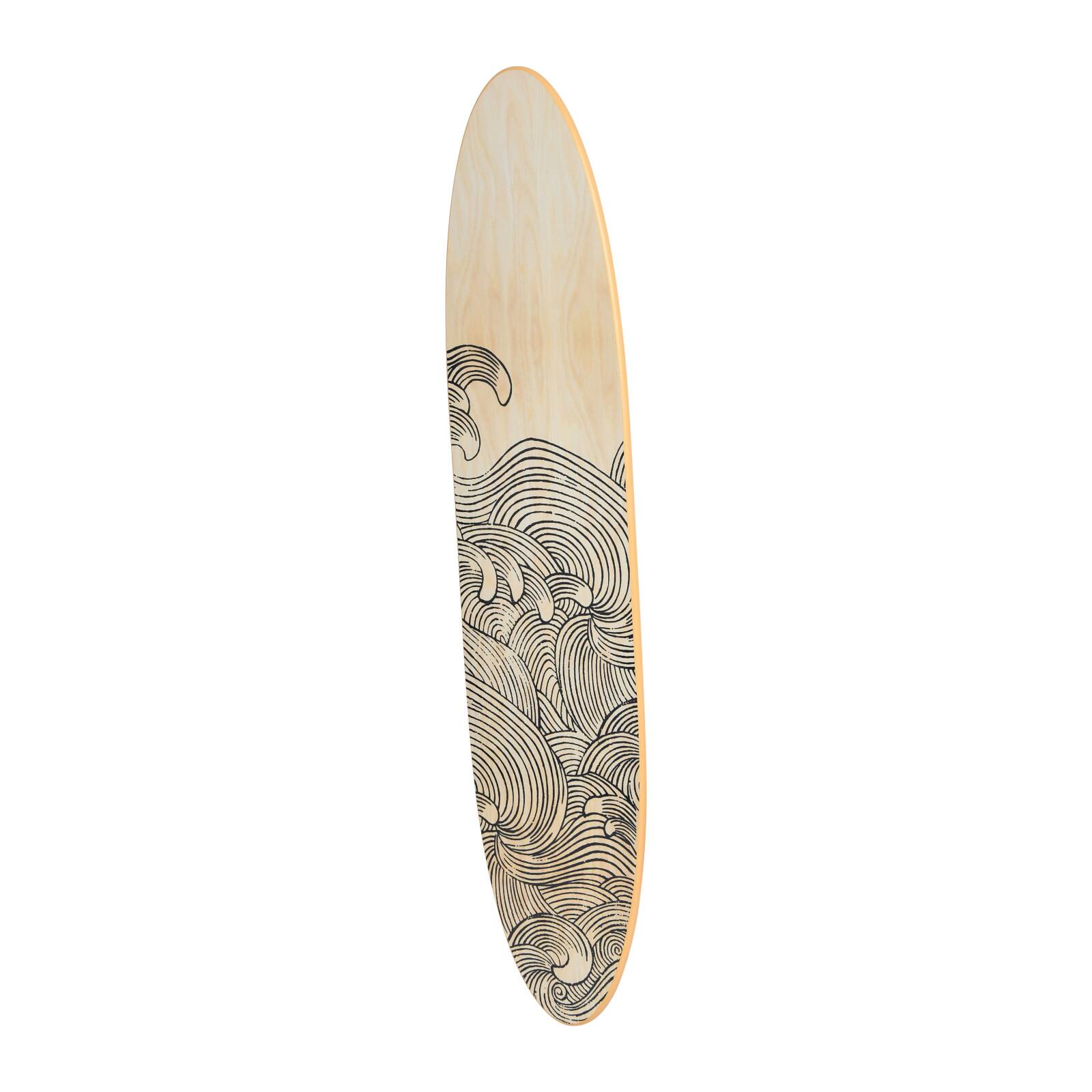 Hello Honey® Waves Coastal Decorative Surfboard Wall Décor