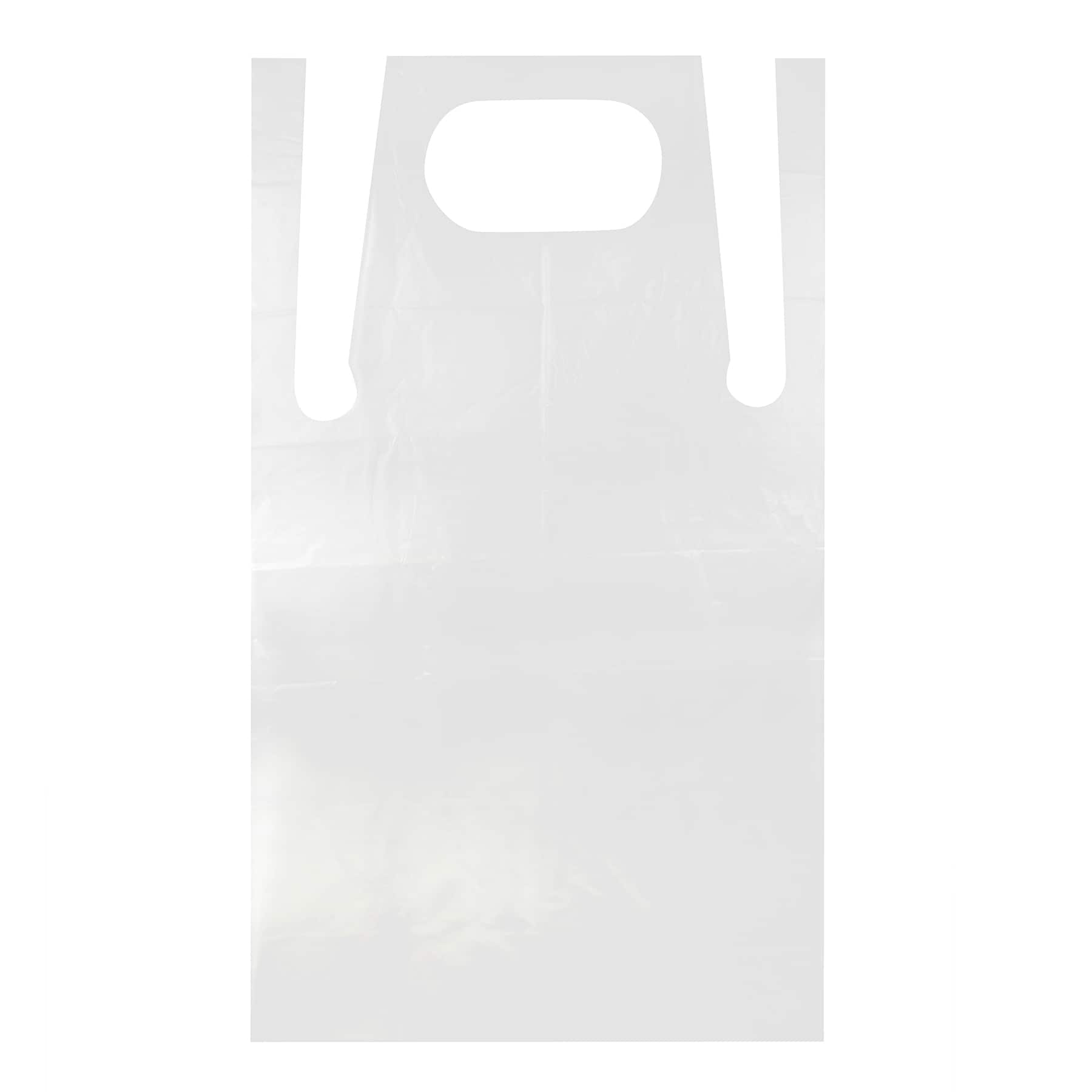 Clear Plastic Disposable Aprons, 10ct. by Craft Smart&#x2122;