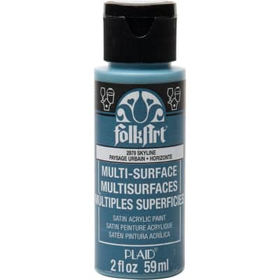 FolkArt® Multi-Surface Satin Acrylic Paint, 2oz. image