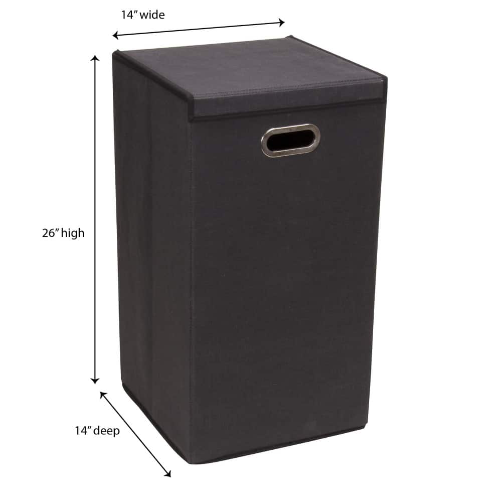 Household Essentials 26" Laundry Hamper with Lid