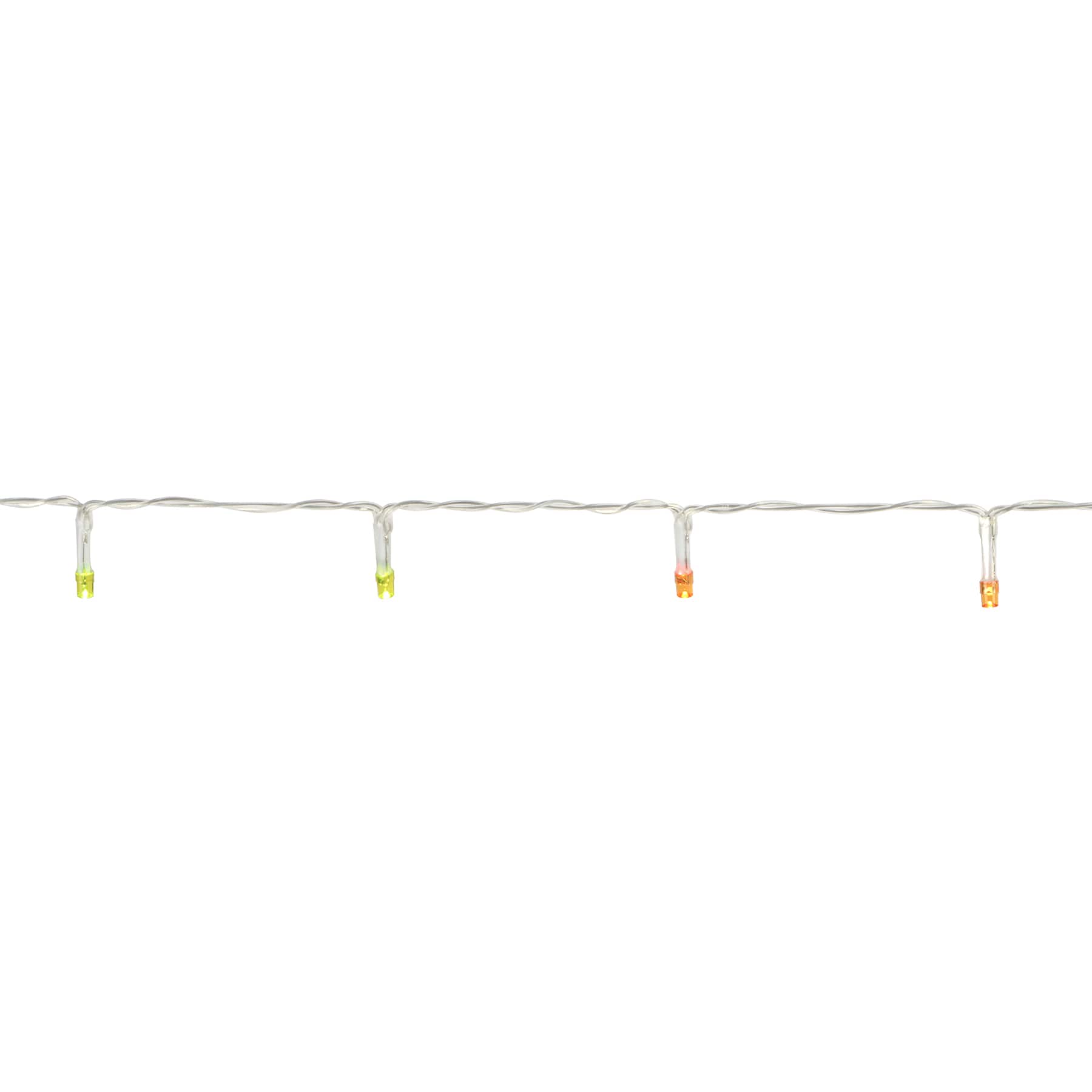 120ct. Warm Multicolor LED Ombre Curtain String Lights with Clear Wire by Ashland&#xAE;