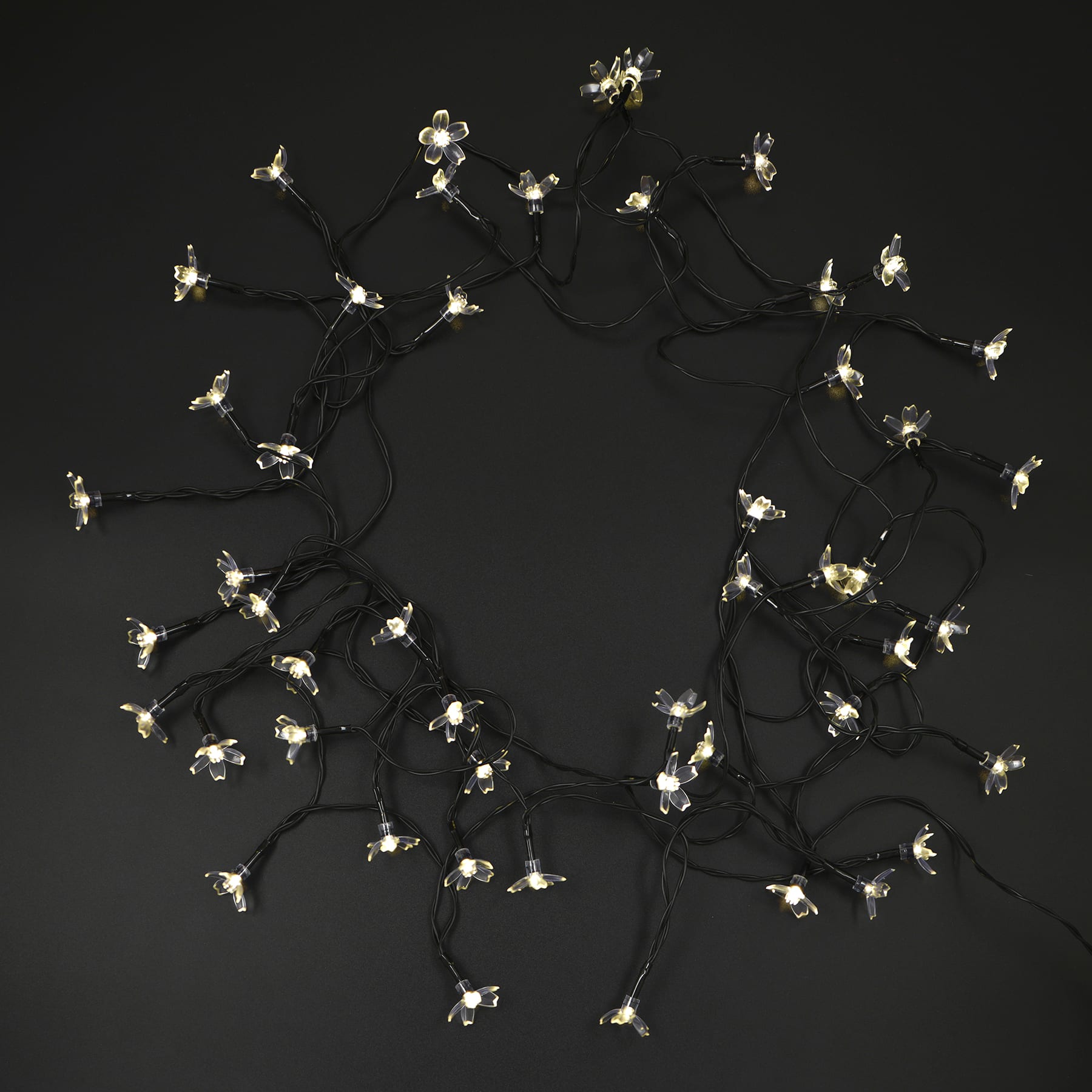 50ct. Warm White LED Flower Solar Mini String Lights by Ashland&#xAE;