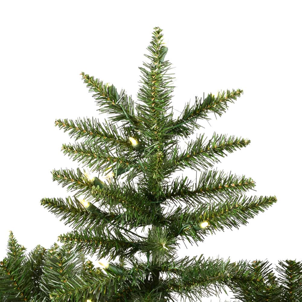 7.5ft. Pre-Lit Slim Camdon Fir Artificial Christmas Tree, Warm White Dura-Lit&#xAE; LED Lights