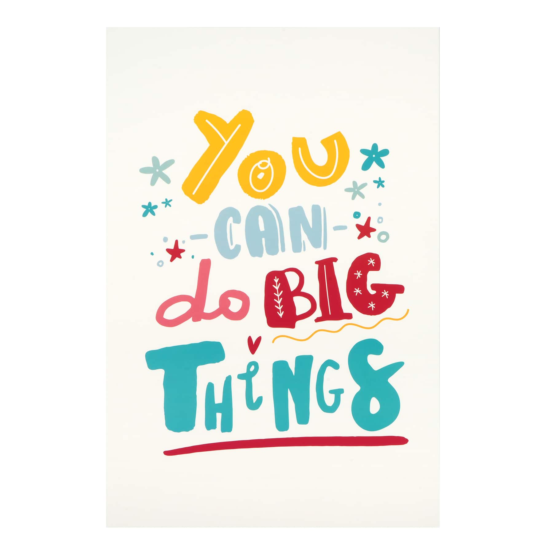 12&#x22; x 18&#x22; You Can Do Big Things Classroom Poster Set by B2C&#x2122;