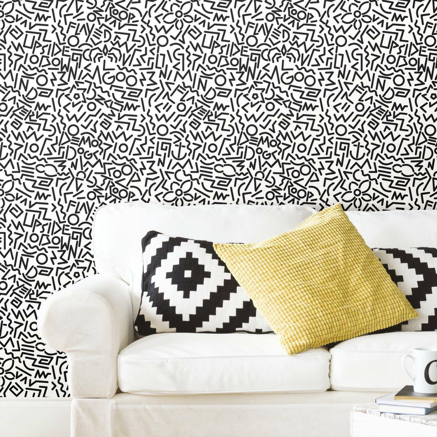 RoomMates Stranger Things Doodles Peel &#x26; Stick Wallpaper