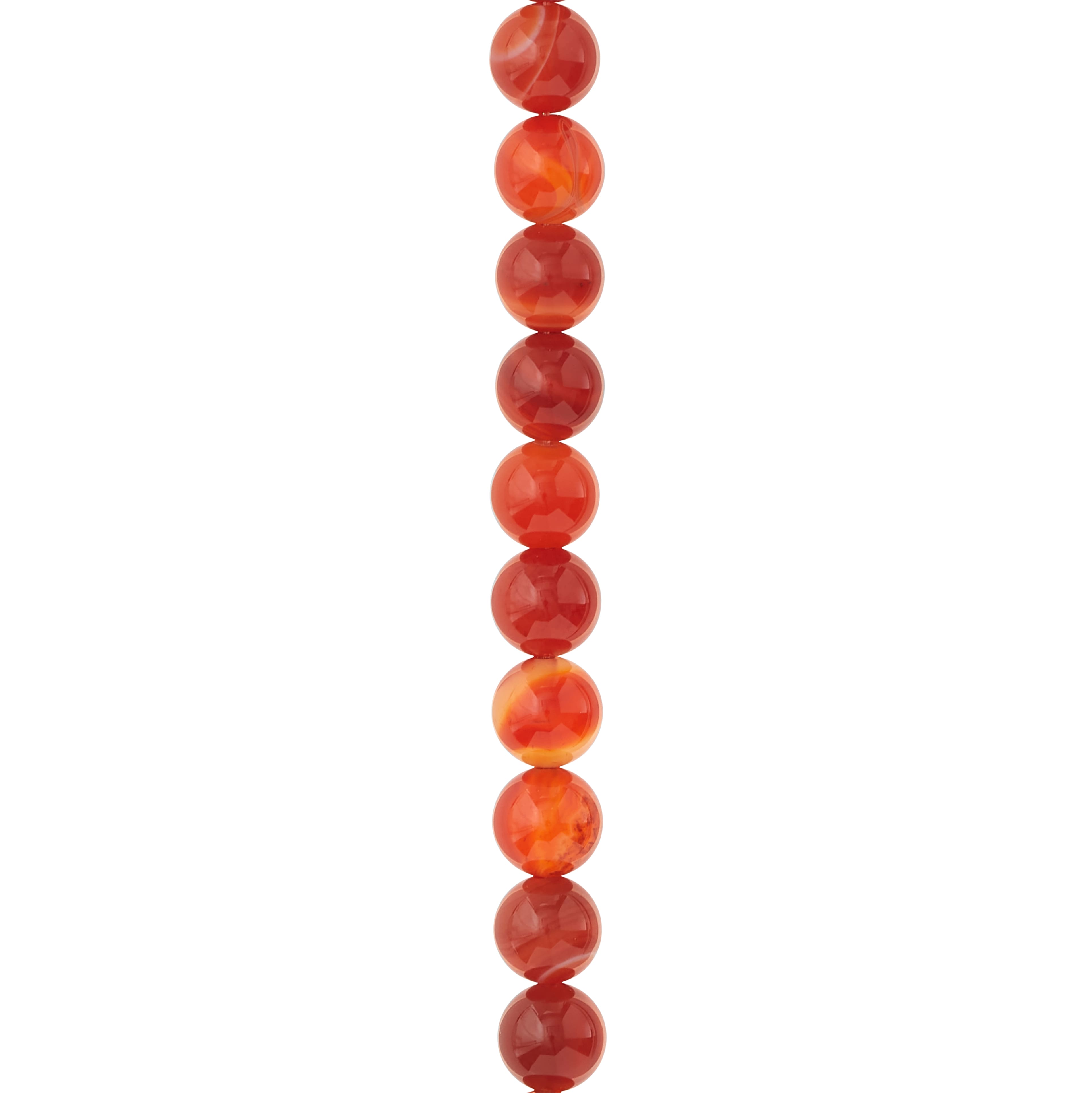 12 Pack: Banded Agate Round Beads, 8mm by Bead Landing™