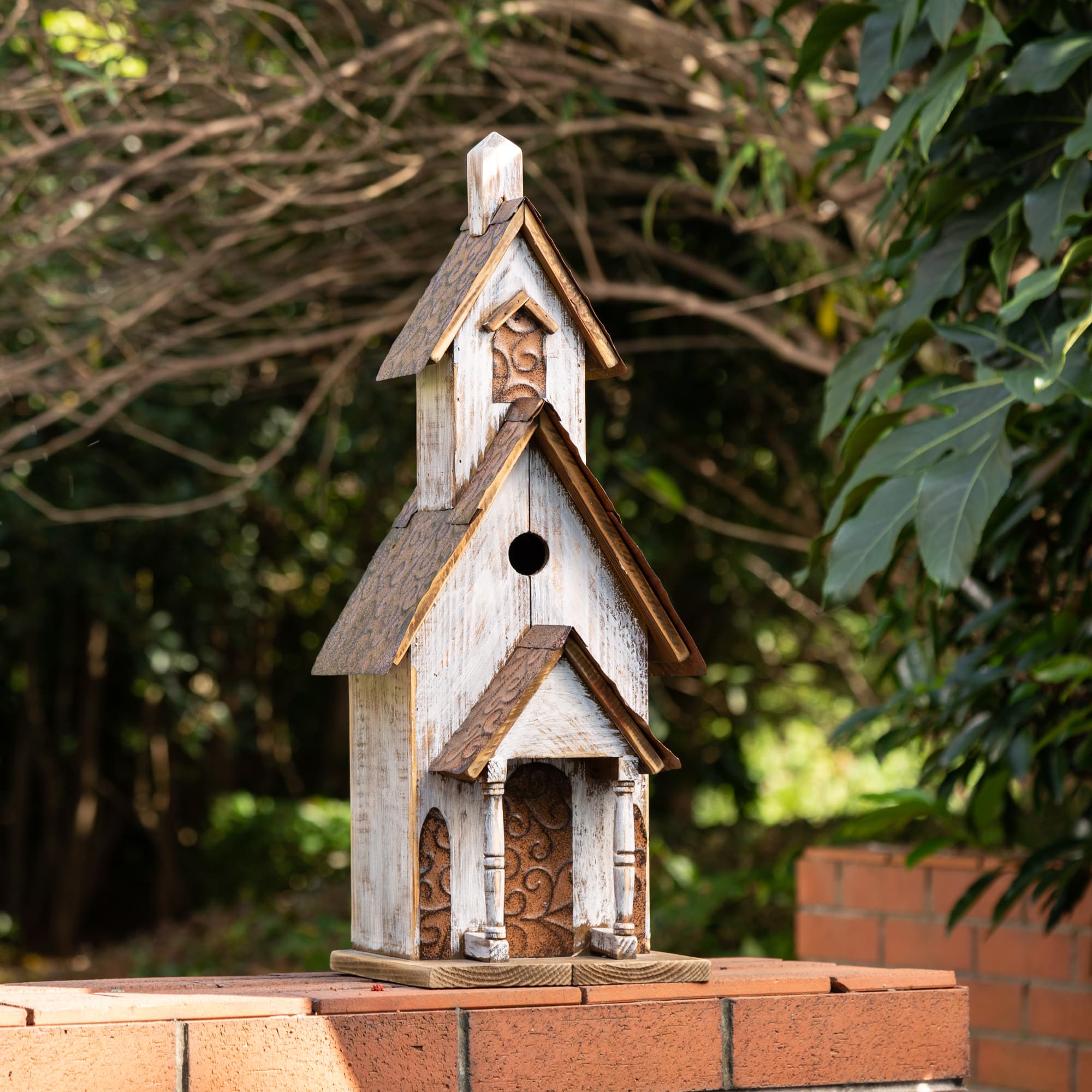 Unfinished Miniature Wood Barn Style Birdhouse Stain or Paint to Suit Your Need 
