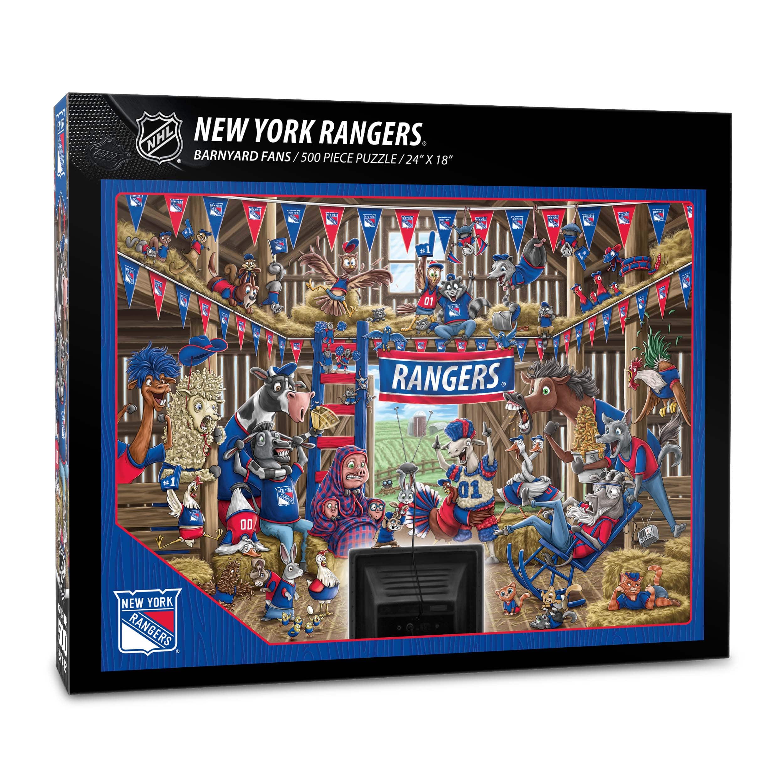 NHL Barnyard Fans 500 Piece Puzzle