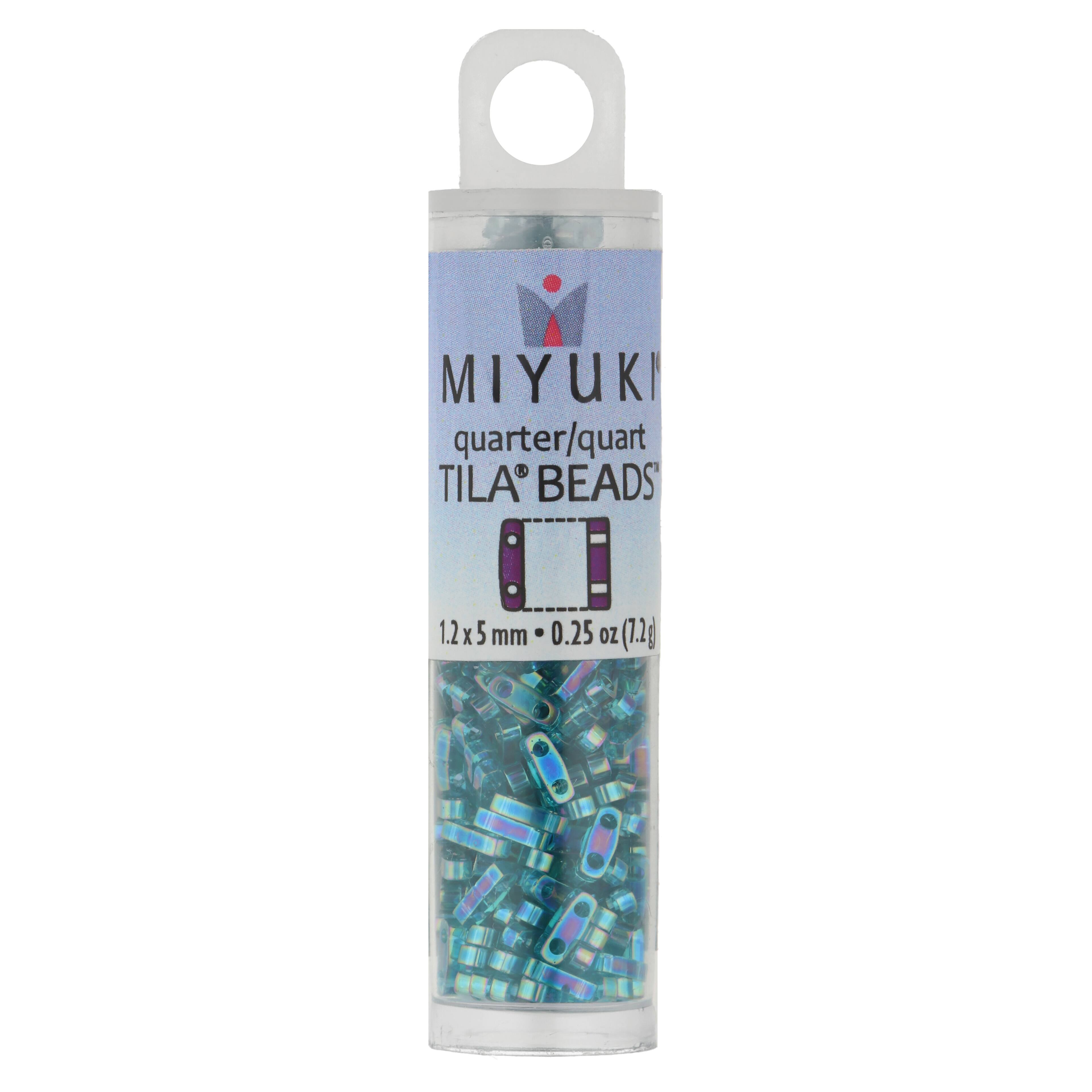 Miyuki&#xAE; 1.2mm Glass Quarter Tila Beads