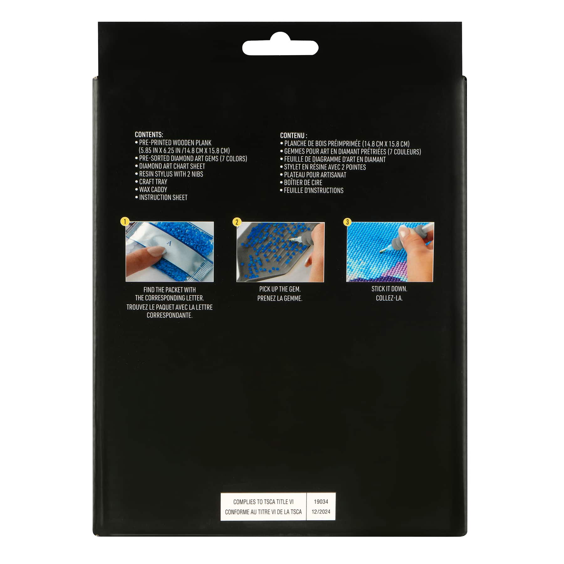 Pink Boot Wood Plank Diamond Art Kit by Make Market&#xAE;