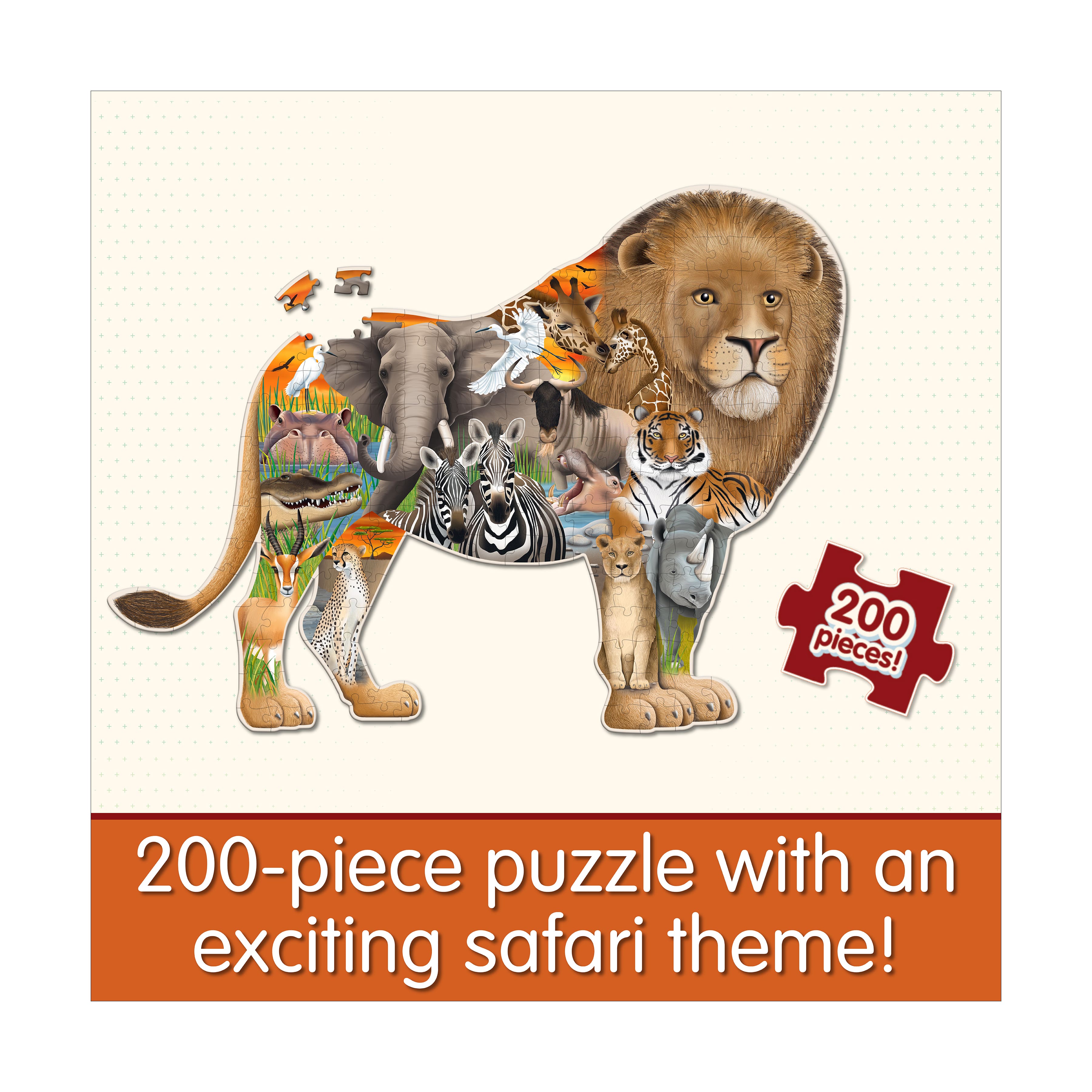 Wildlife World Puzzle - Safari: 200 Pcs