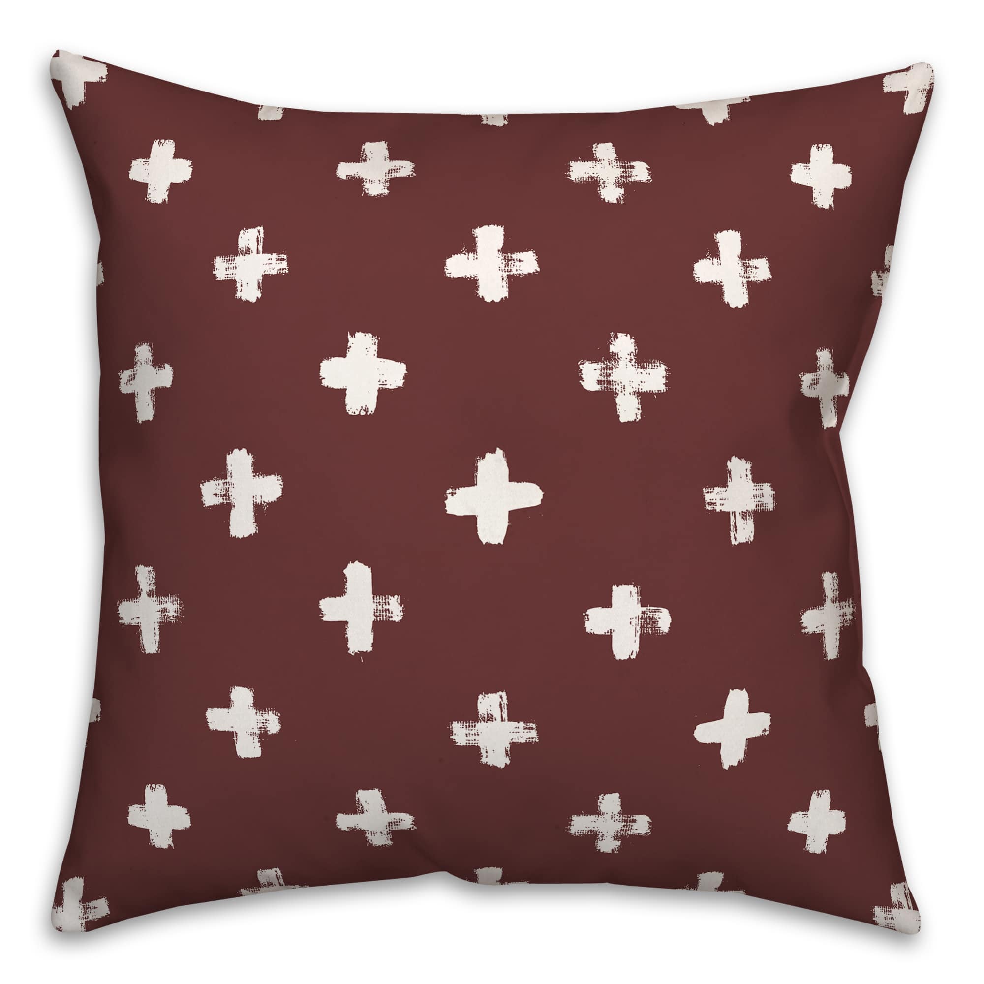 Crosses Indoor/Outdoor Pillow