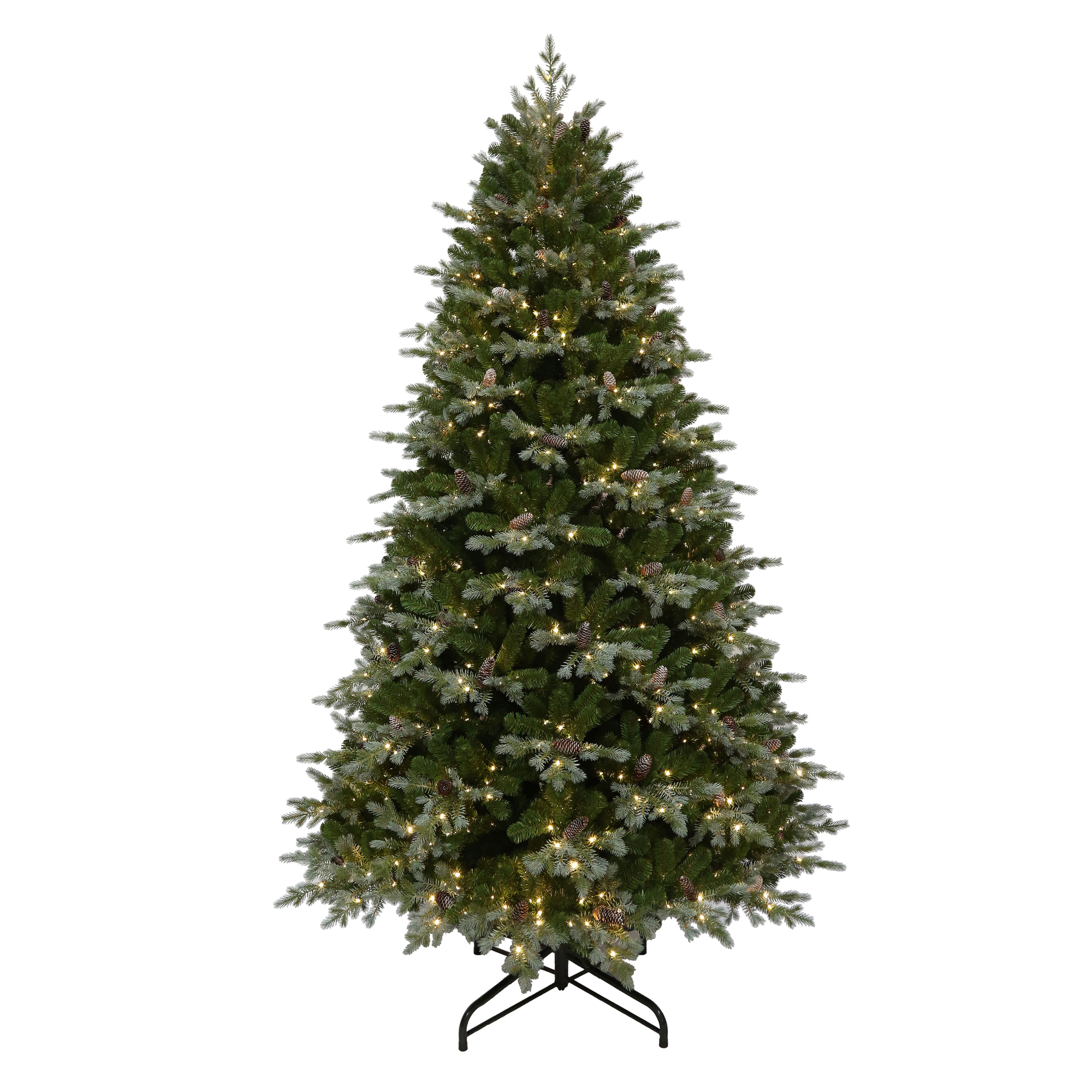 9ft. Pre-Lit Blue Mountain Spruce Realistic Artificial Christmas Tree, Colour Changing Micro LED Lights by Ashland&#xAE;