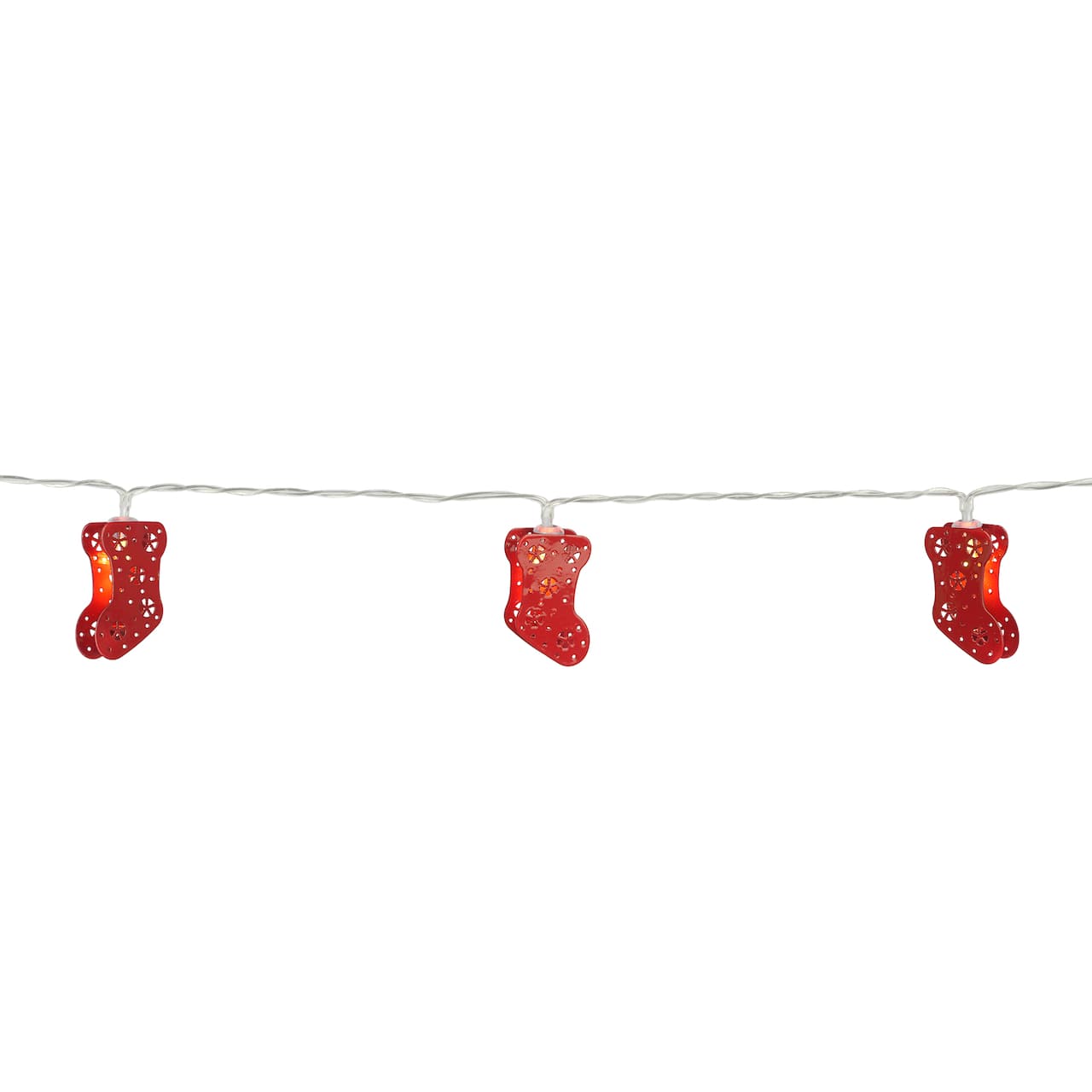 4.4ft. Red Christmas Stocking LED Crafting Lights by Ashland® | Michaels