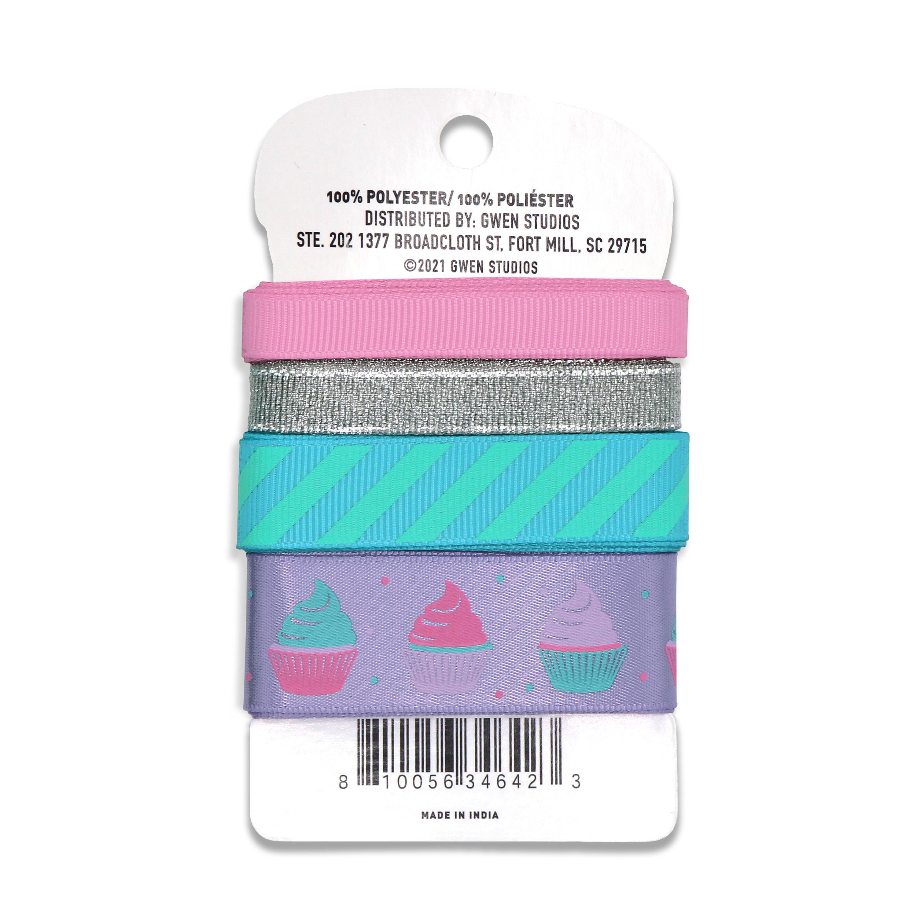 Gwen Studios Cupcakes Printed Ribbon Pack