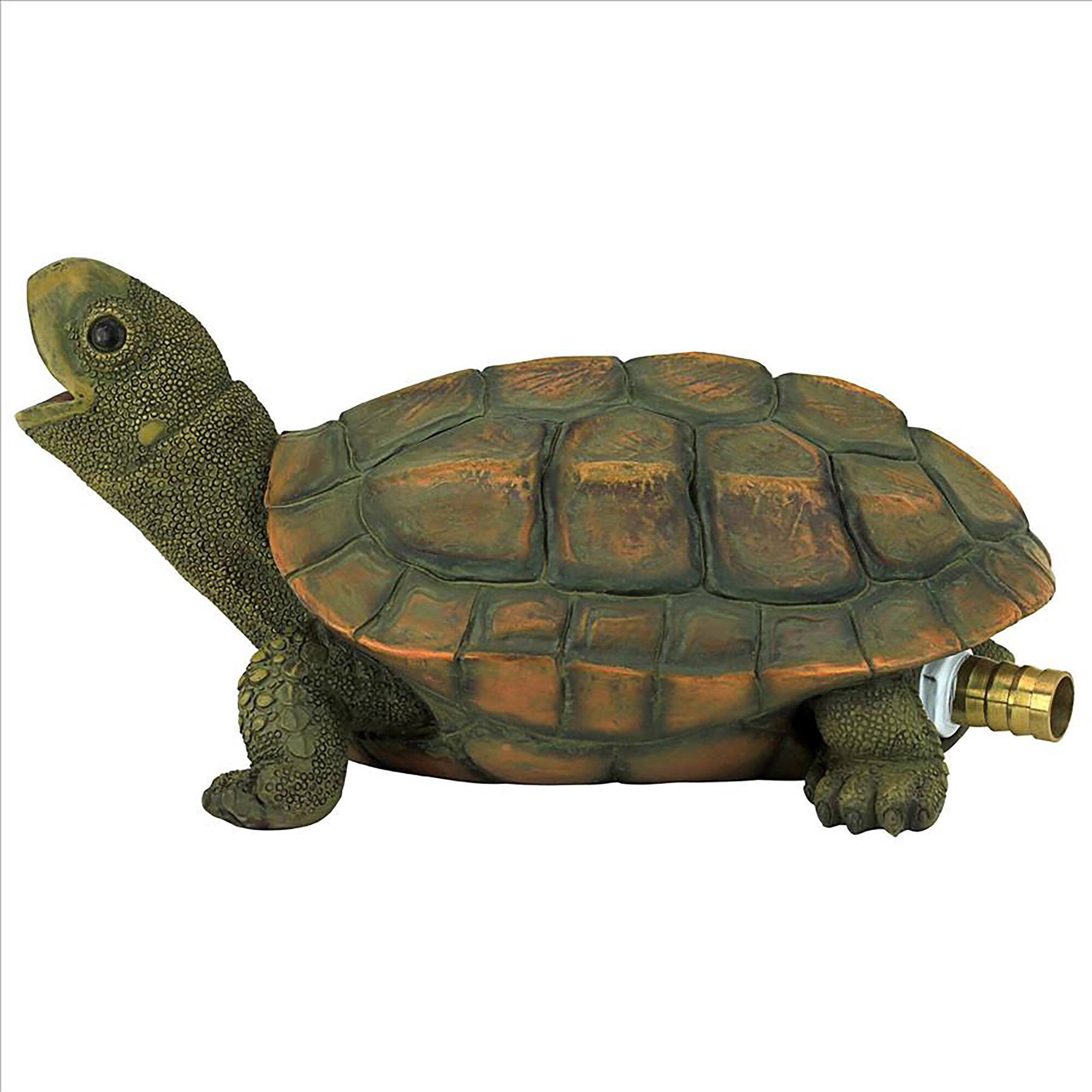Design Toscano 9.5&#x22; Sprinkle the Turtle Piped Spitter Statue