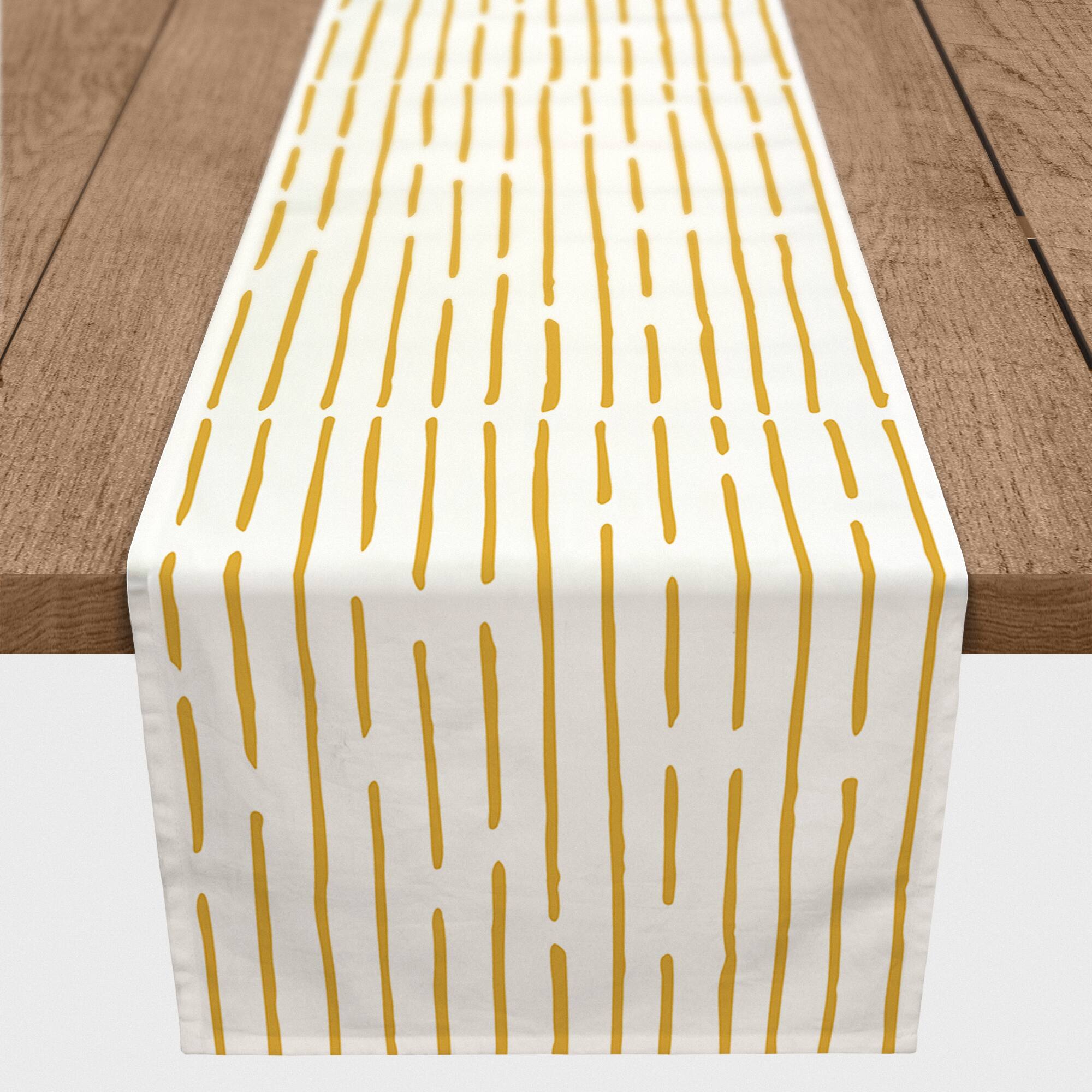 Uneven Lines Indoor/Outdoor Table Runner