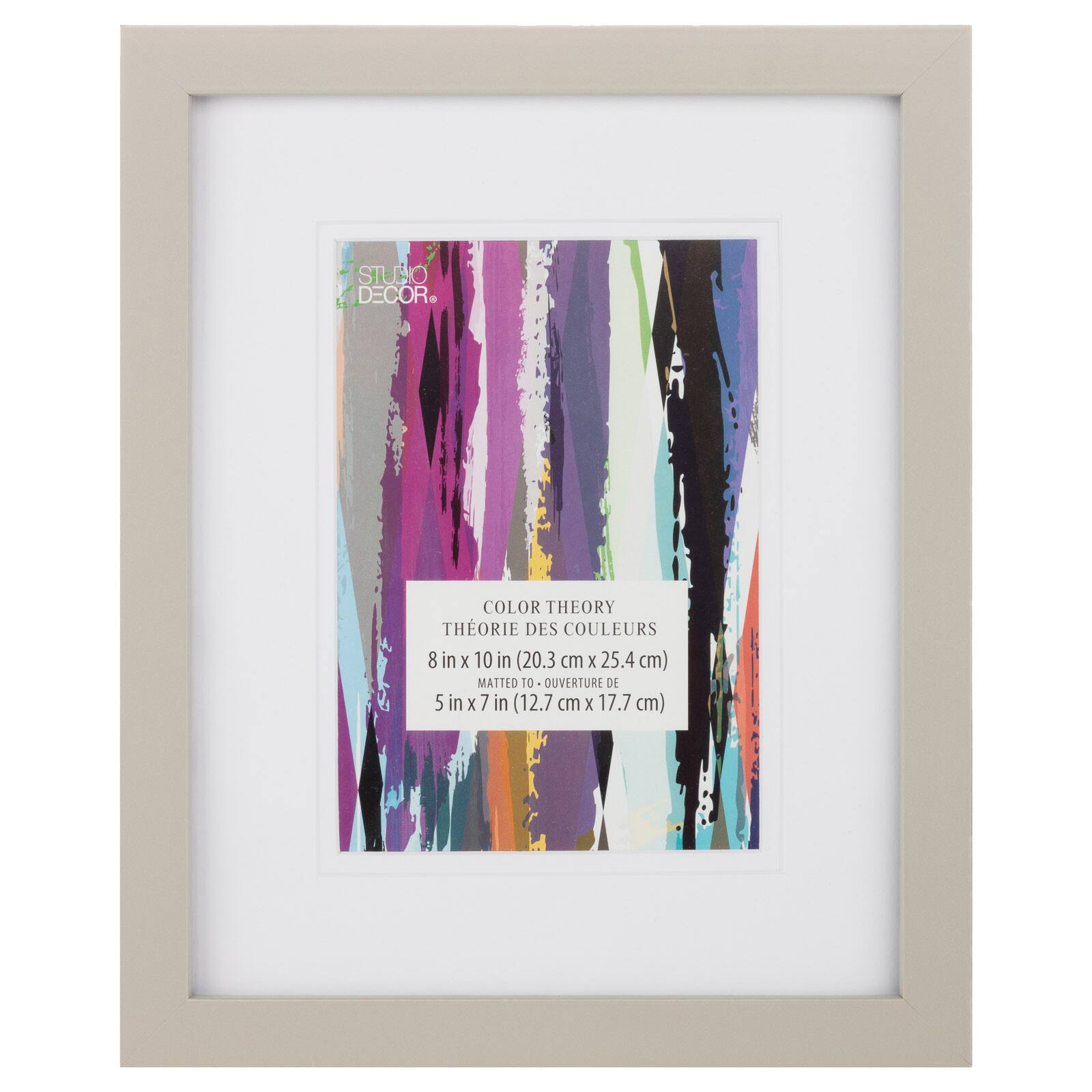 5" x 7" Frame with Mat, Color Theory by Studio Décor®