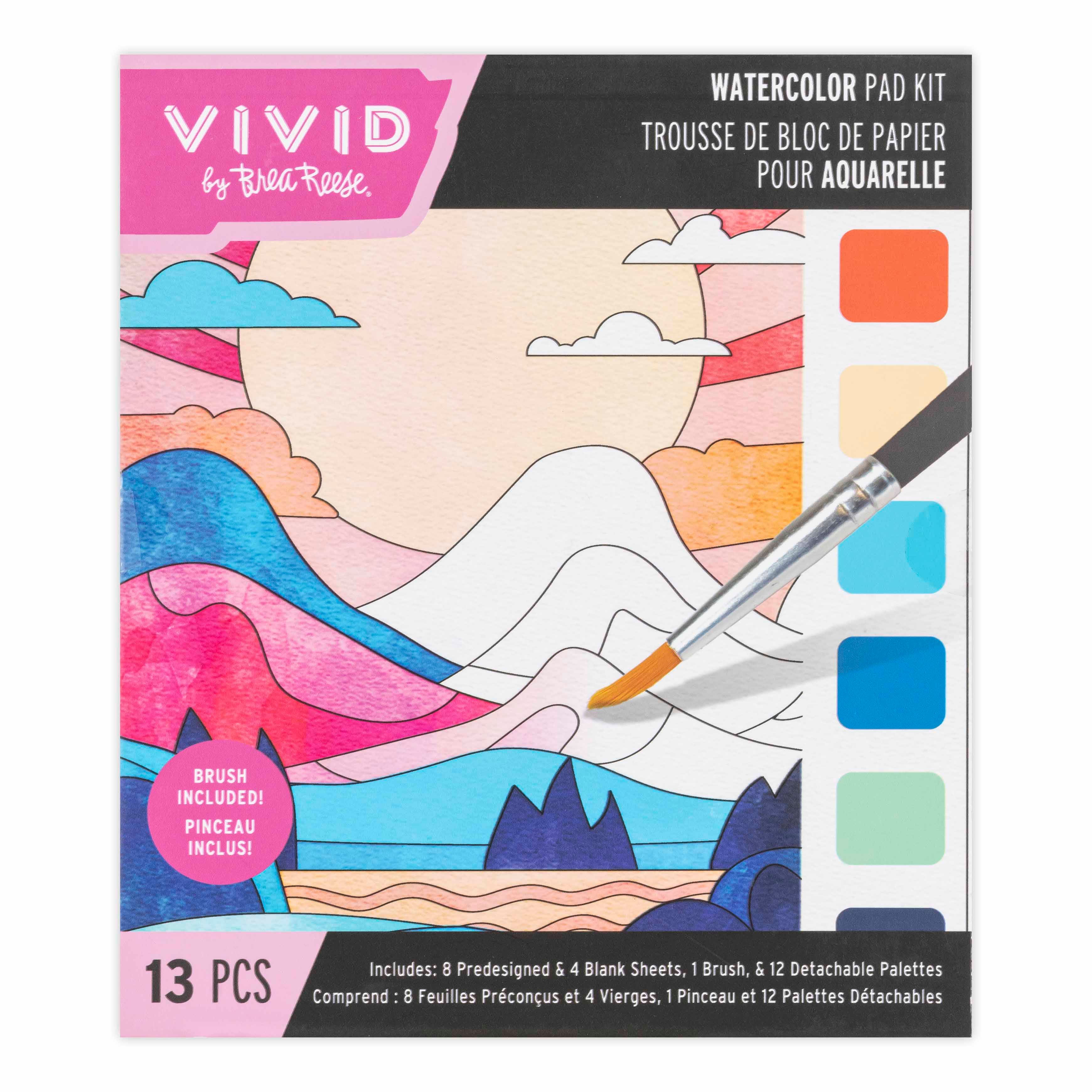 VIVID by Brea Reese® Nature Watercolor Pad Kit