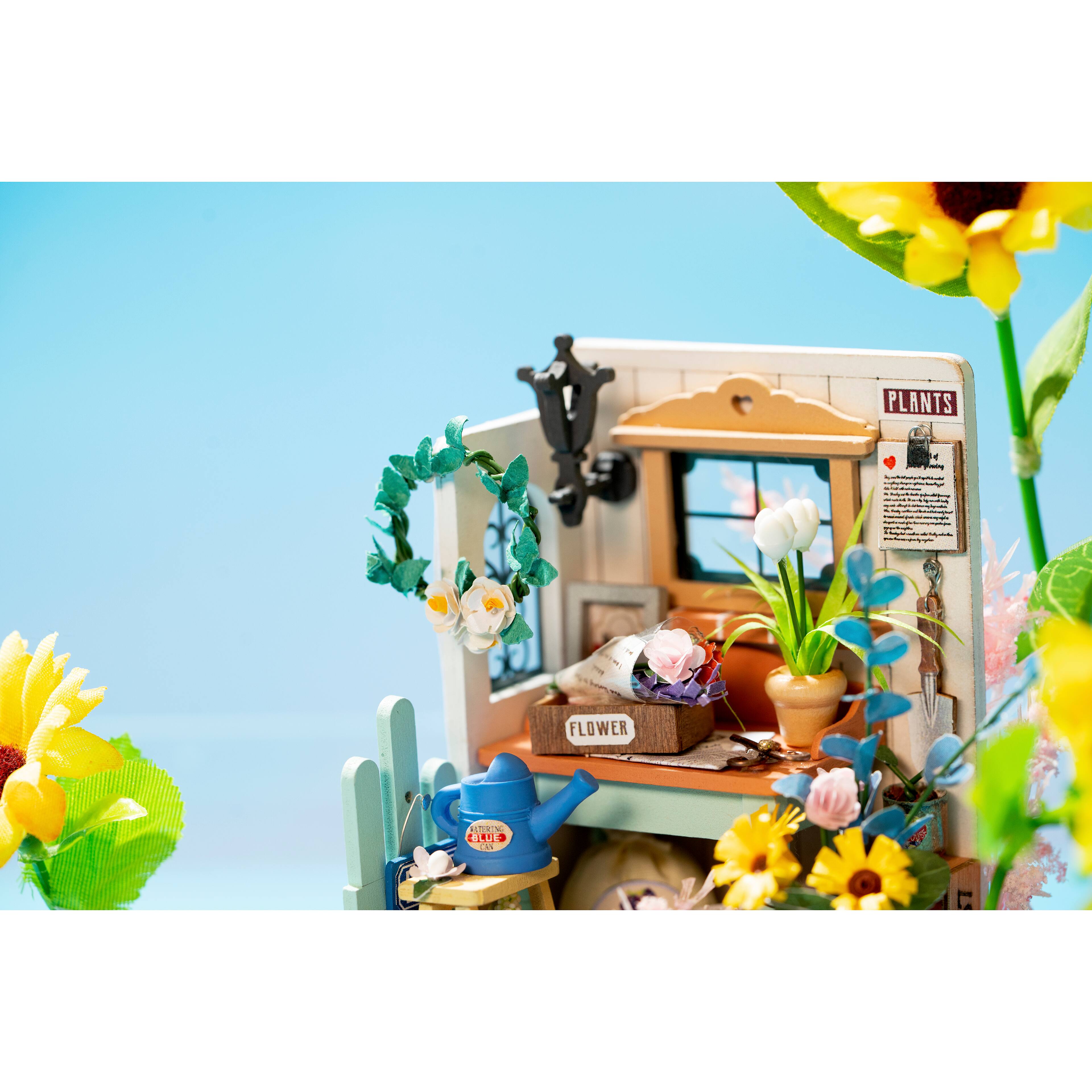 Rolife&#xAE; Dreaming Terrace Garden DIY Miniature Kit