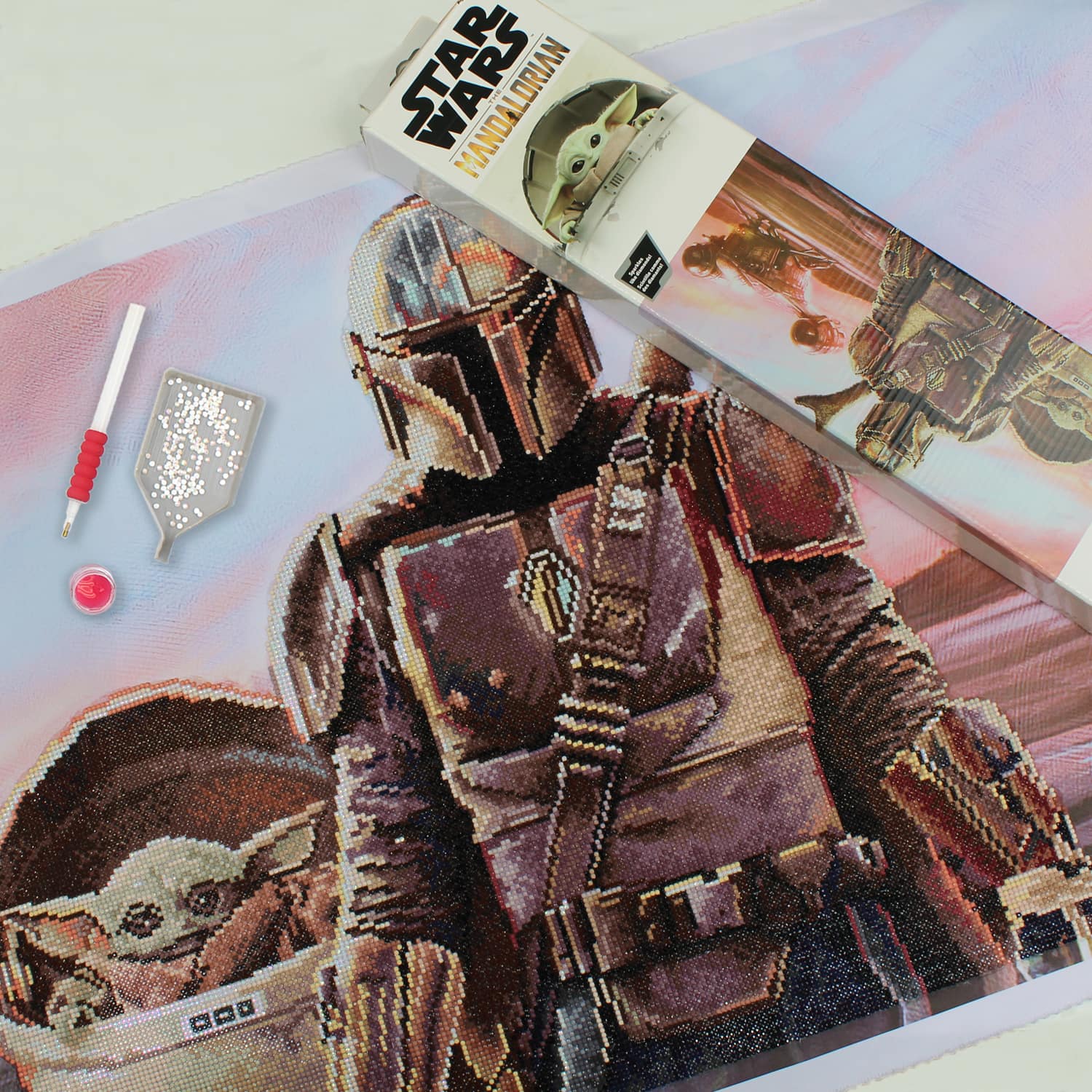 Camelot Dotz Diamond Art Kit ~ Star Wars The Mandalorian & The Child