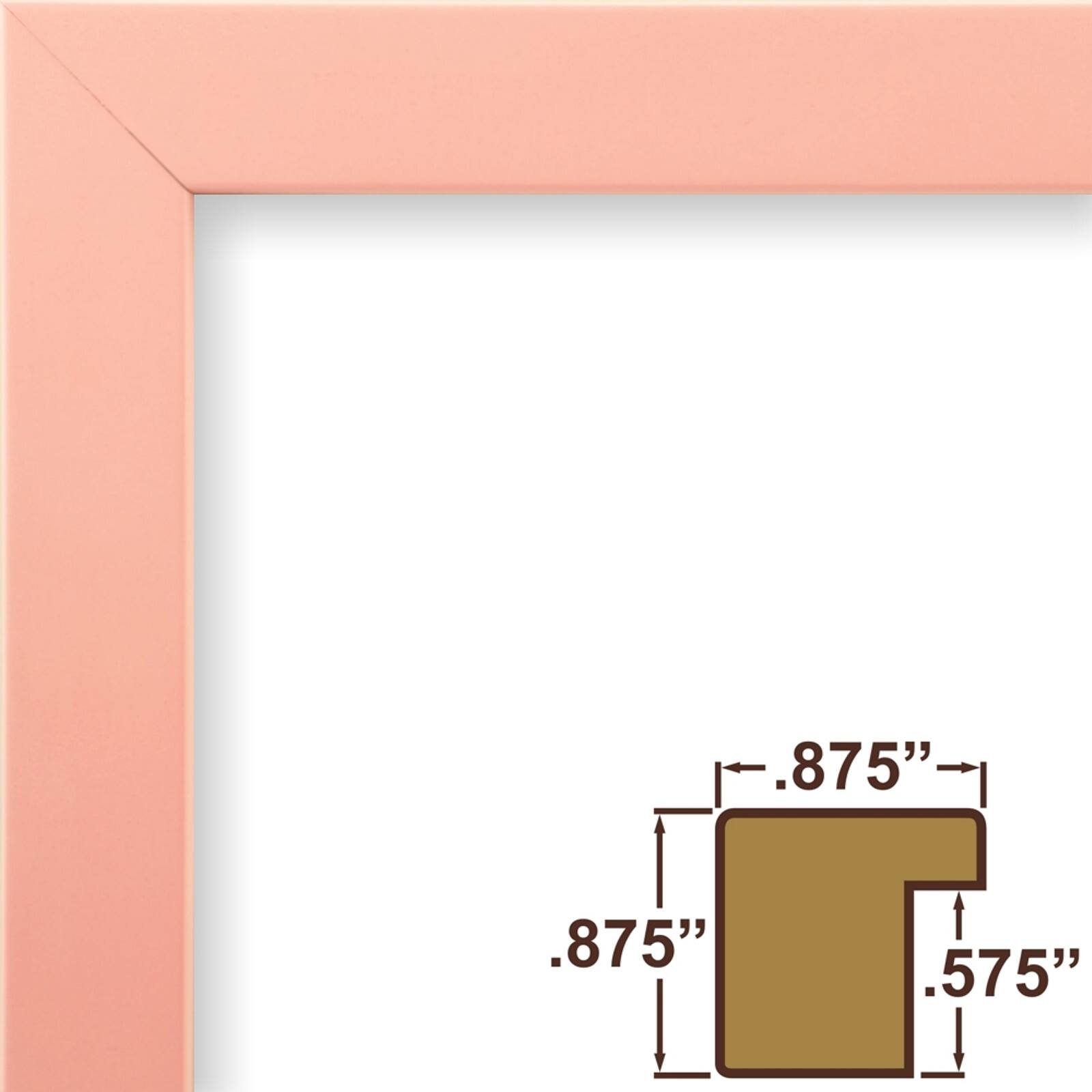 Craig Frames Confetti Bubble Gum Pink Picture Frame