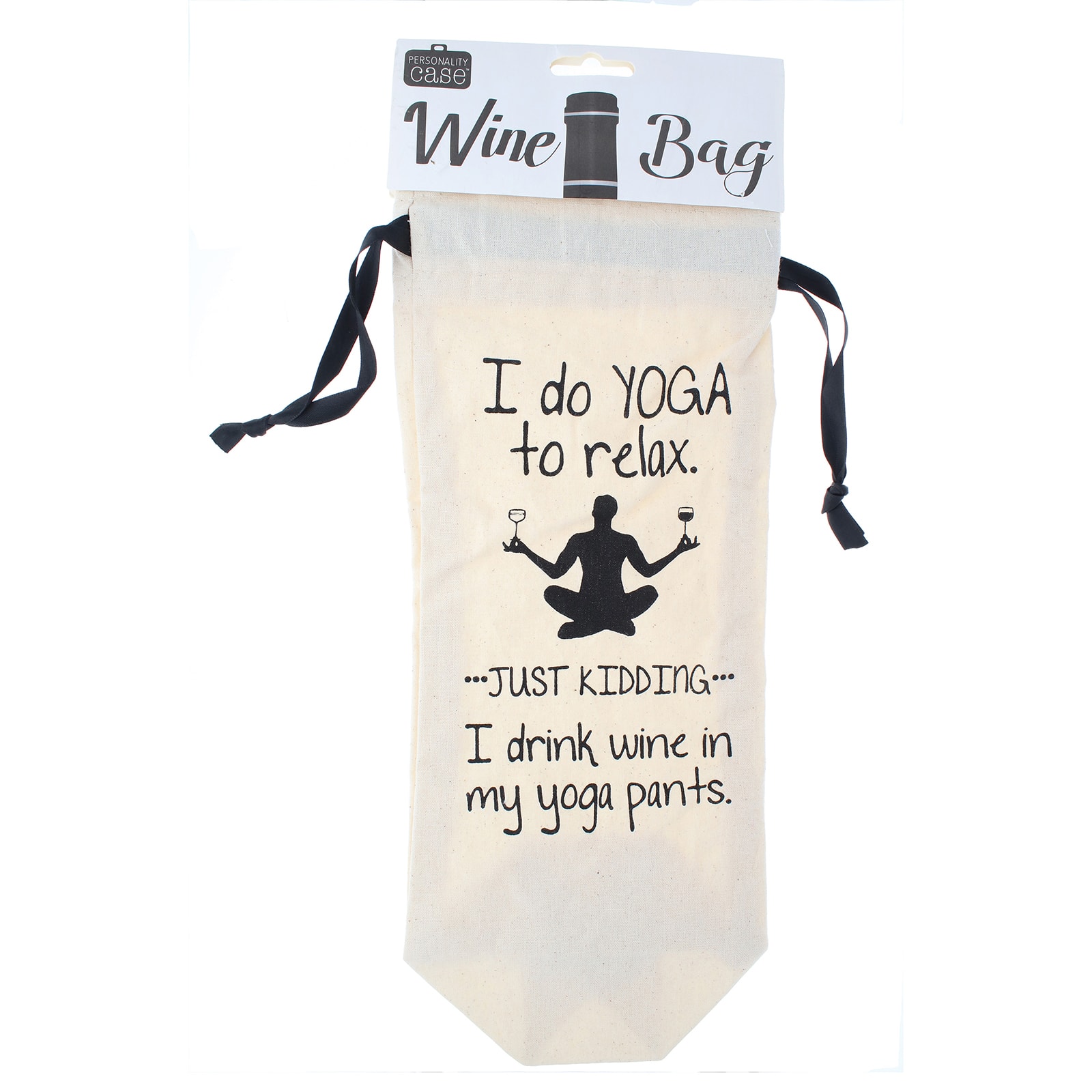 Personality Case&#x2122; Yoga Pants Canvas Wine Bag