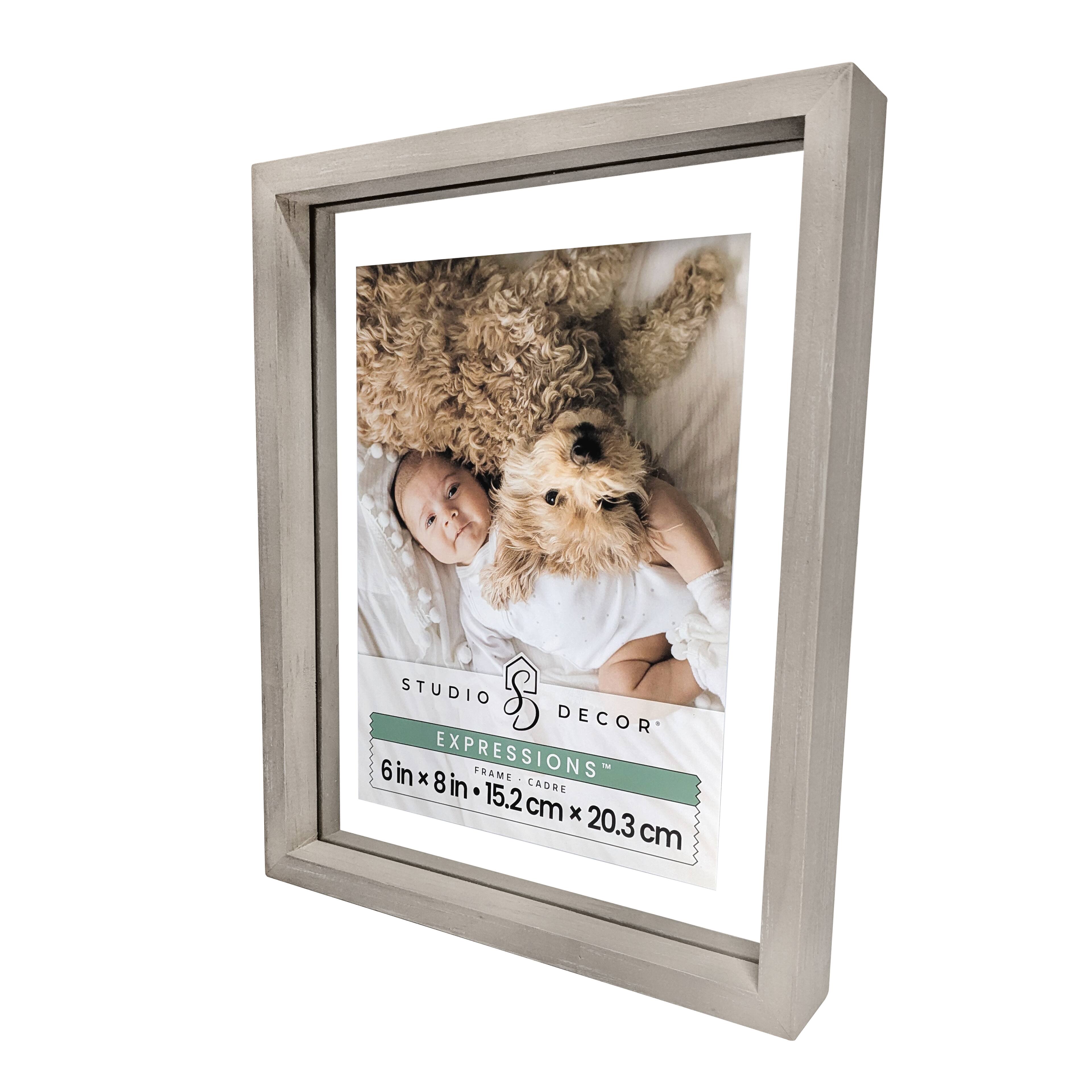 Expressions&#x2122; Gray Deep Float Frame by Studio D&#xE9;cor&#xAE;