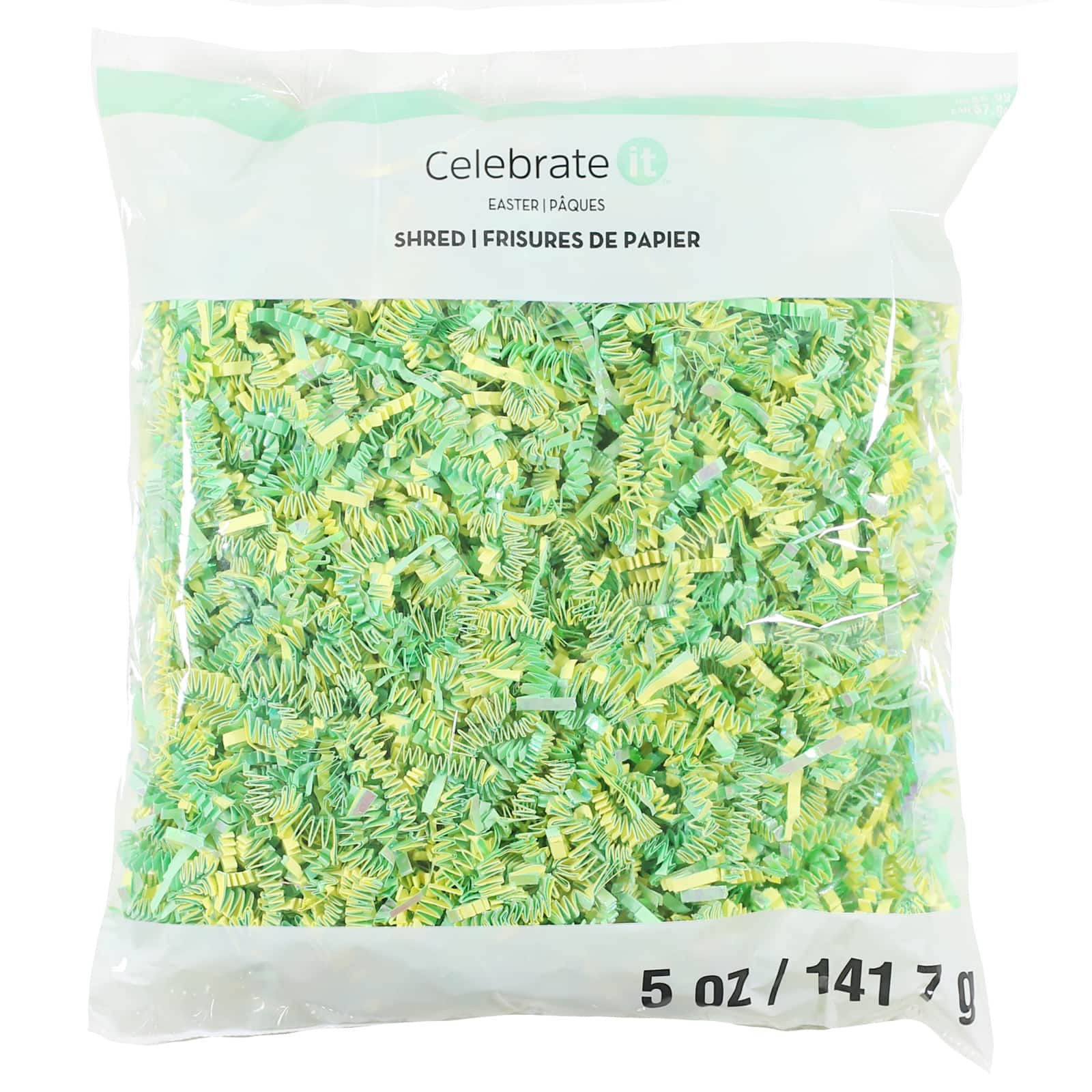 Mint Green &#x26; Yellow Paper Shreds by Celebrate It&#x2122; 