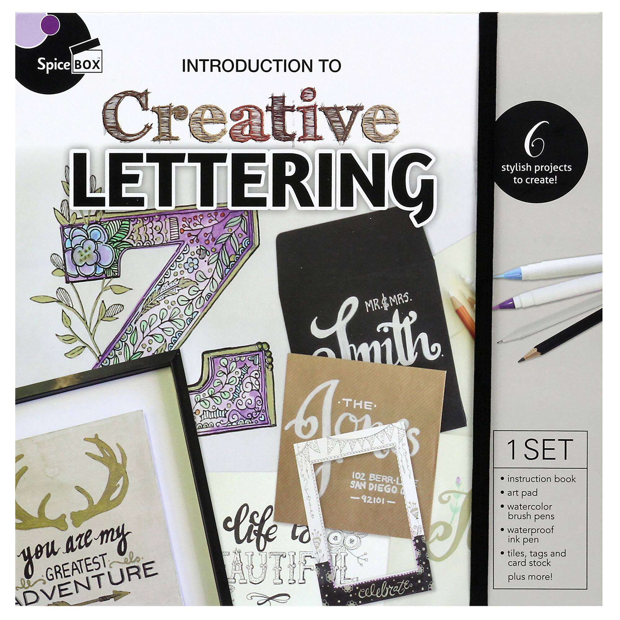 SpiceBox Introduction to Creative Lettering Kit