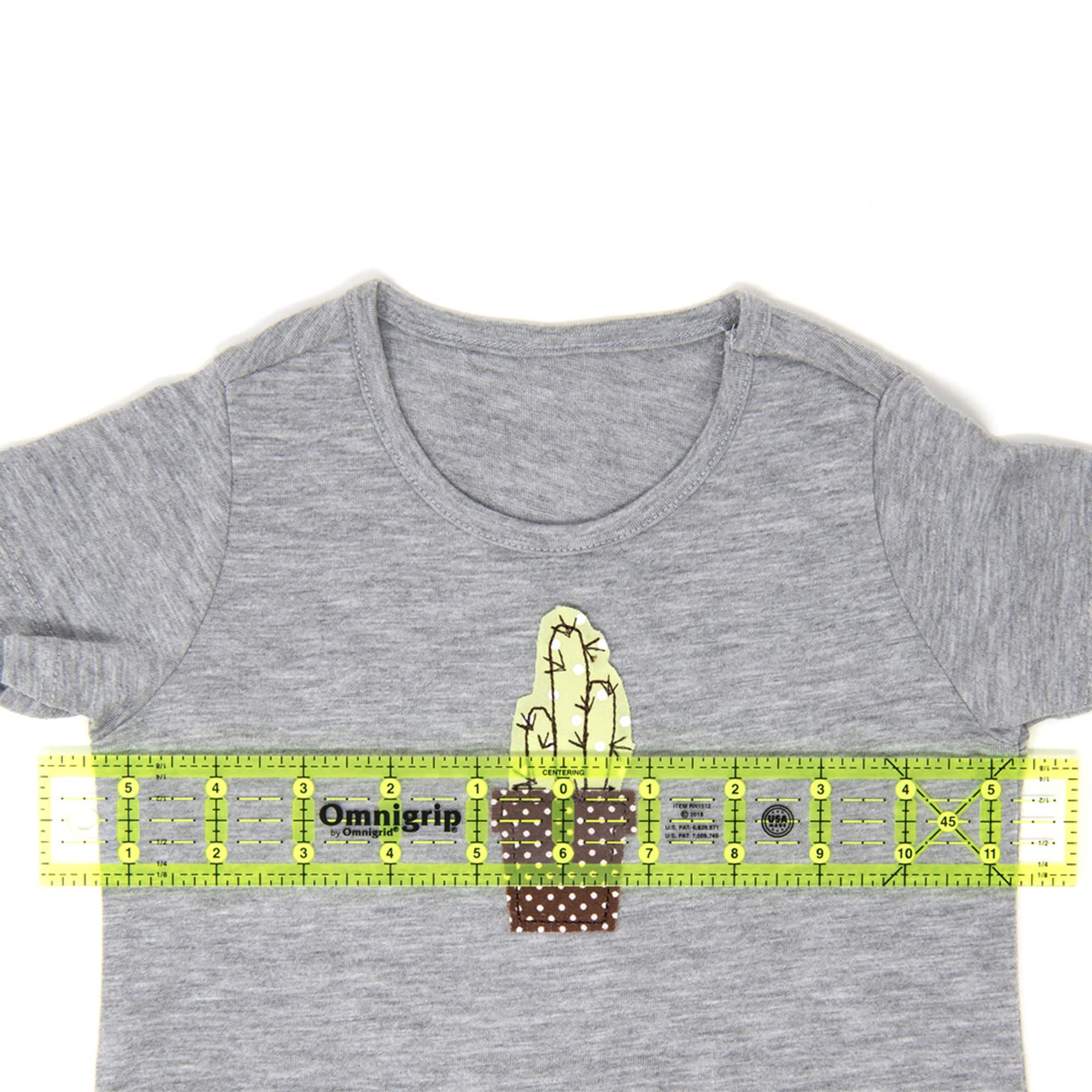 Omnigrip Clear Rectangle Quilting & Sewing Ruler, 1.5" x 12"