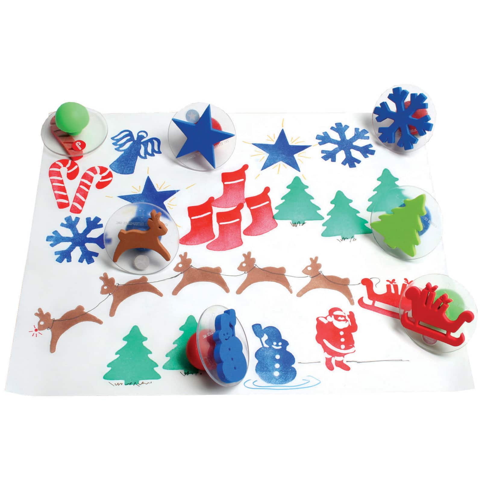 Ready 2 Learn&#xAE; Christmas Shapes Giant Stampers Set