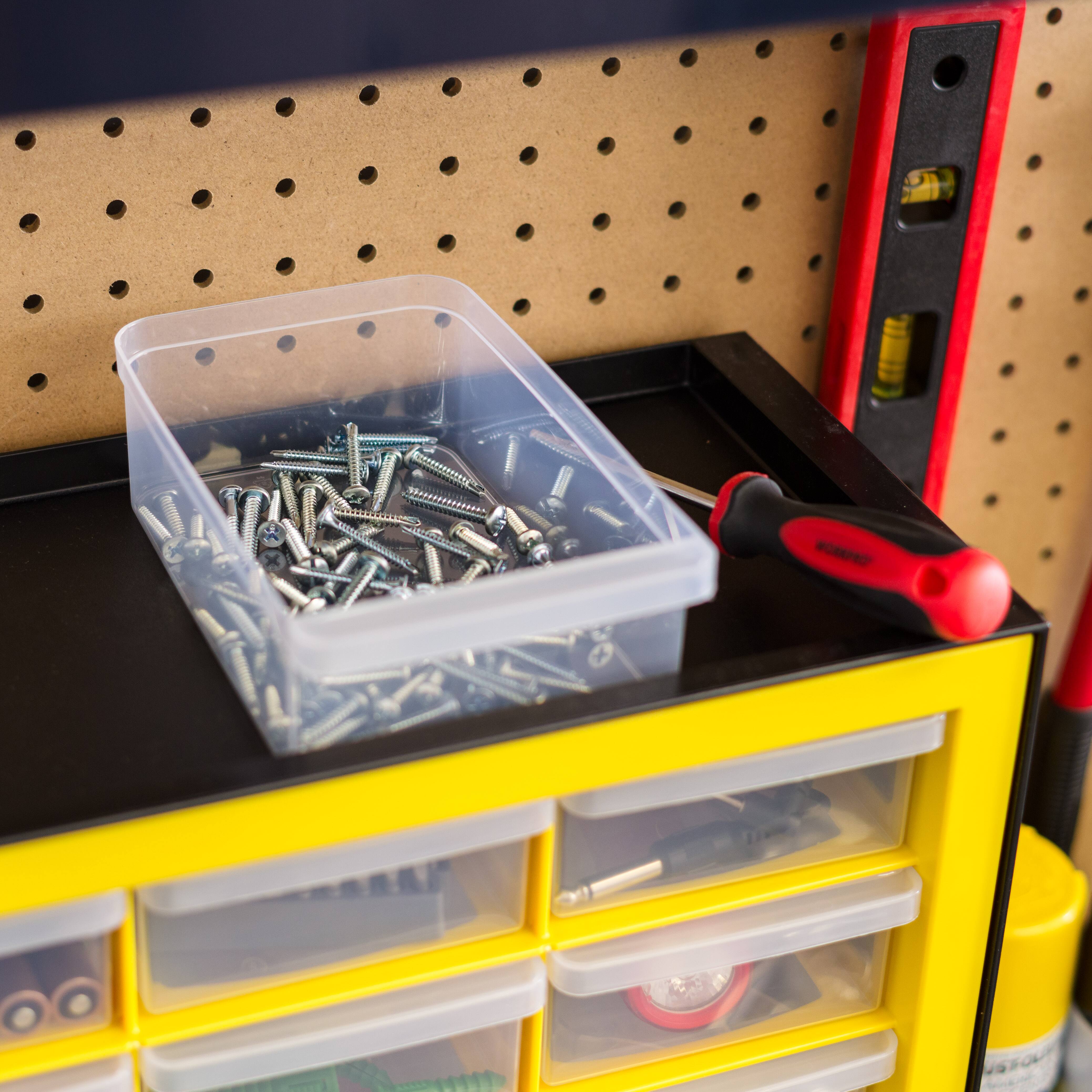 IRIS® Yellow & Black 24-Drawer Parts Cabinet