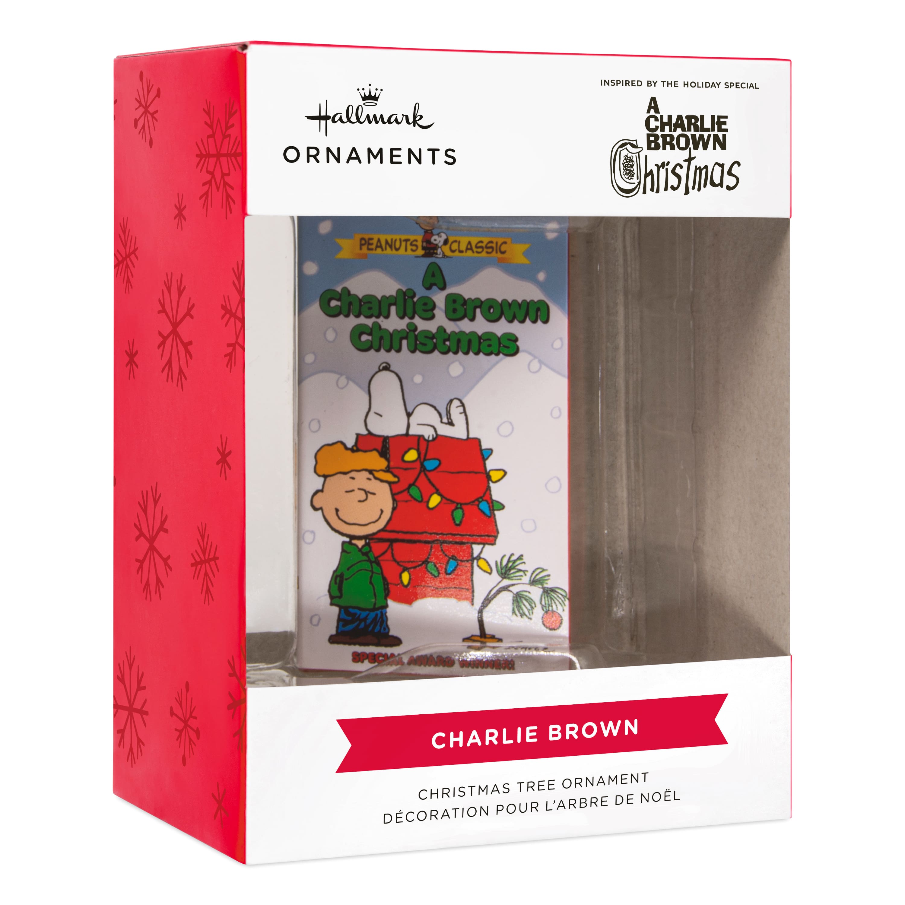 Hallmark Peanuts&#xAE; 3&#x22; A Charlie Brown Christmas Retro Video Cassette Case Ornament
