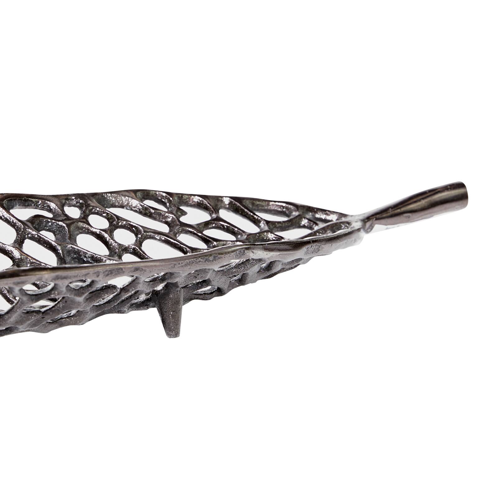 Black Aluminum Contemporary Tray Set