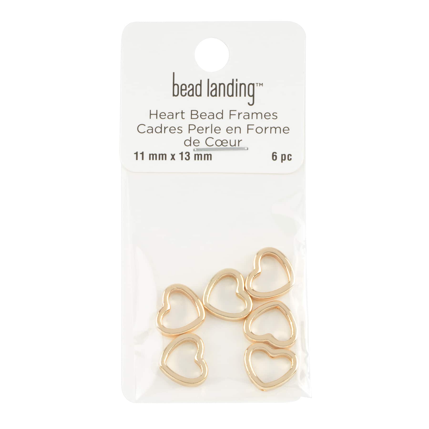 12 Packs: 6 ct. (72 total) Heart Bead Frames by Bead Landing™