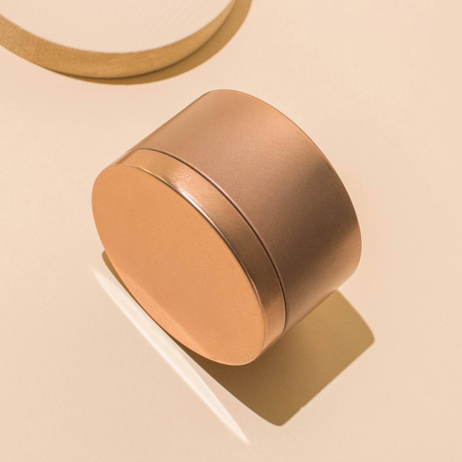 makesy Copper Round Tin Container, 12ct.