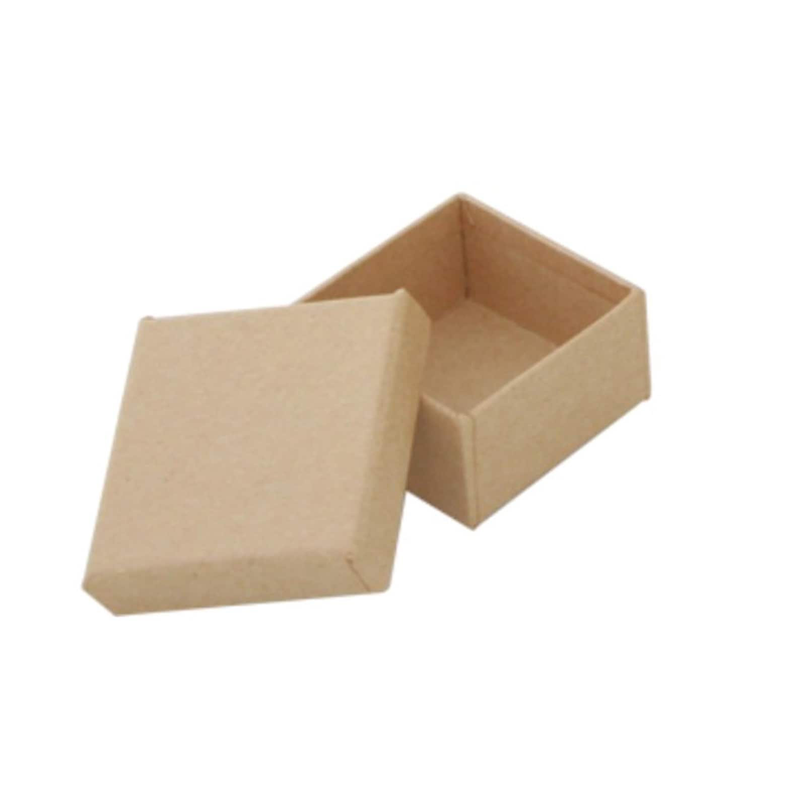 12 Packs: 5 ct. (60 total) Papier Mache Paper Mache Medium Square Box Set