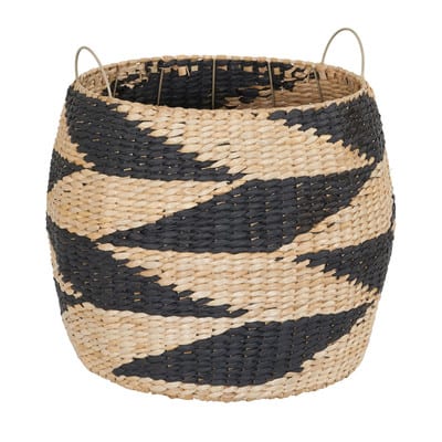 Household Essentials Large Woven Basket | Michaels