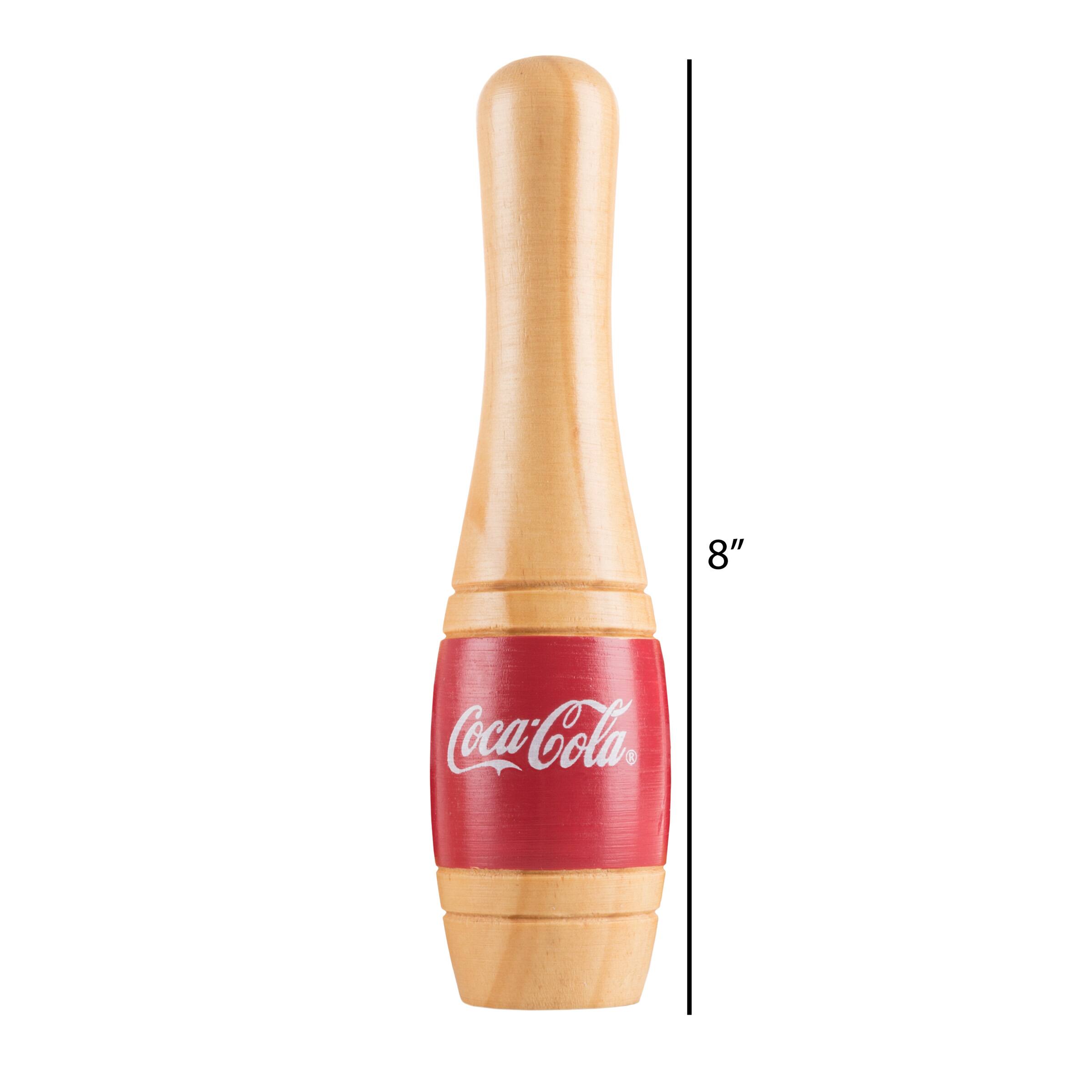 Toy Time Coca-Cola Indoor &#x26; Outdoor Wooden Bowling Set