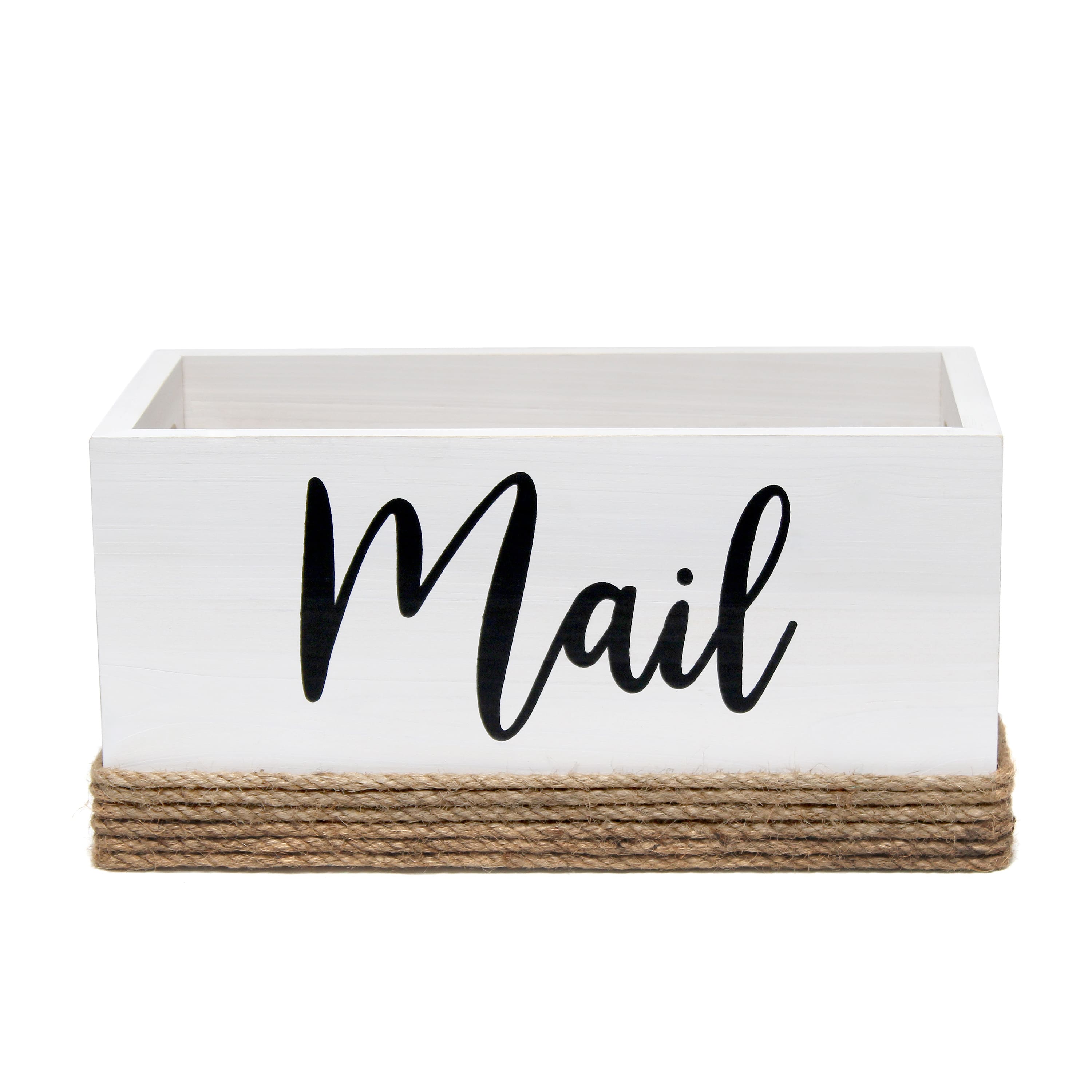 Elegant Designs Mail Script Mail Holder with Handles