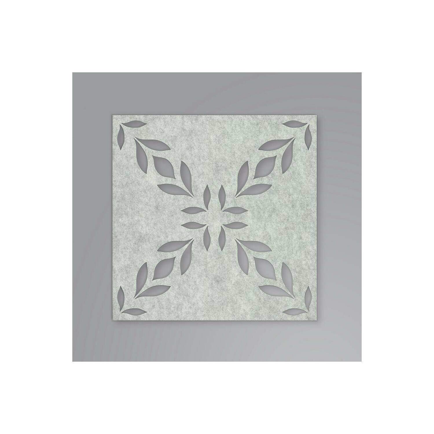 RoomMates White Botanical Trellis Acoustical Peel & Stick Tiles