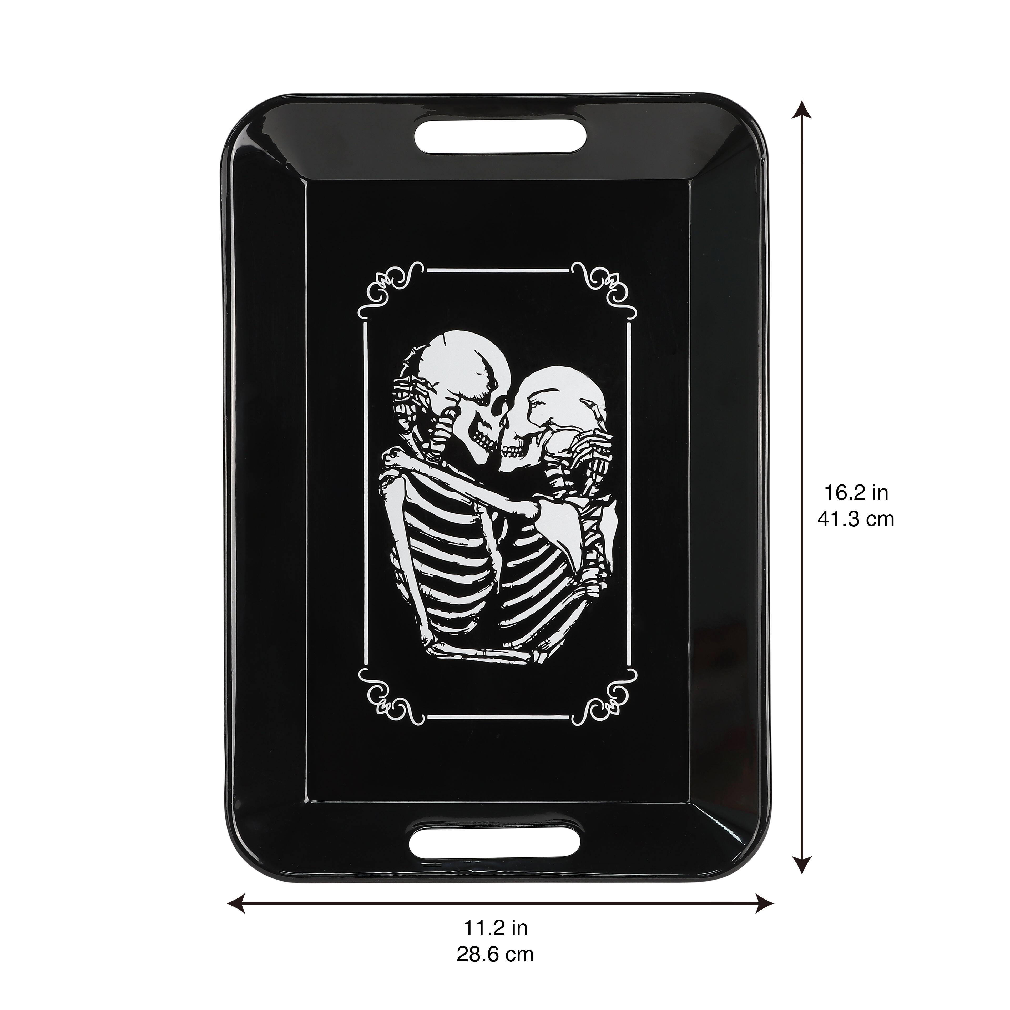 11.25" x 16.25" Metal Skeleton Tray Tabletop Décor by Ashland®