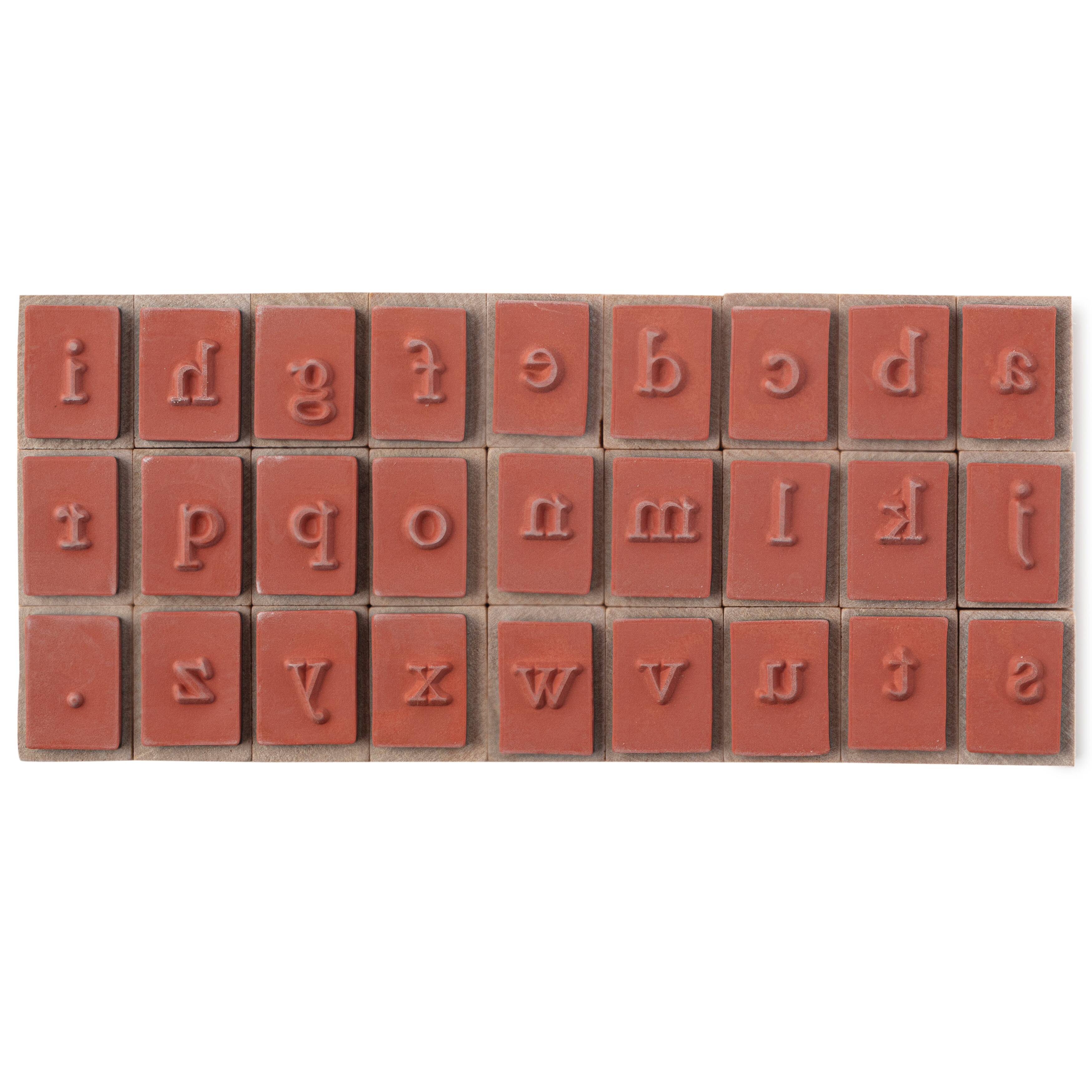 12 Pack: Lowercase Alphabet Wood Stamp Set by Recollections&#x2122;