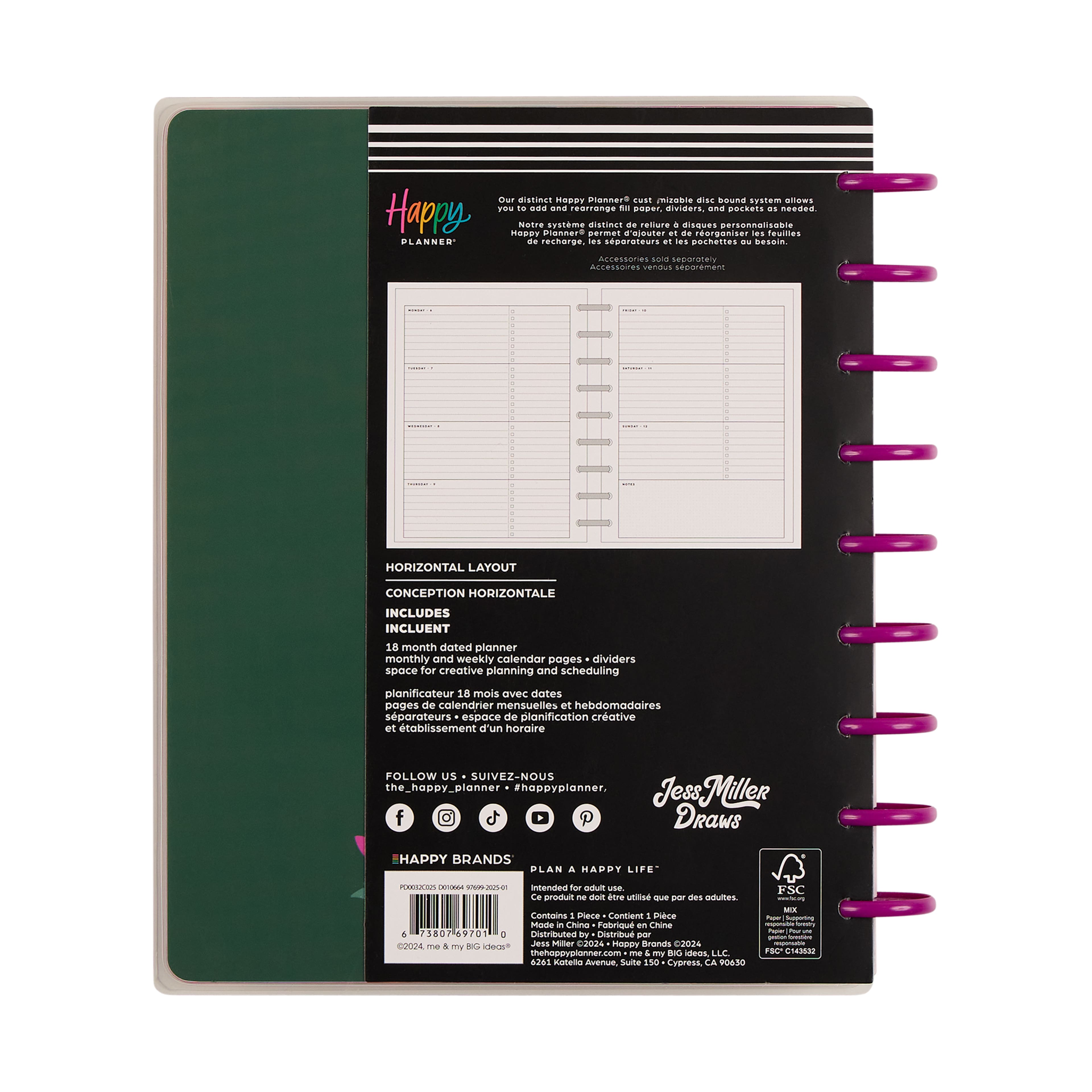 The Classic Happy Planner&#xAE; Mystic Blooms