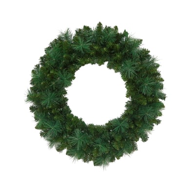 30" Pre-Lit Mixed Pine Wreath by Ashland® image