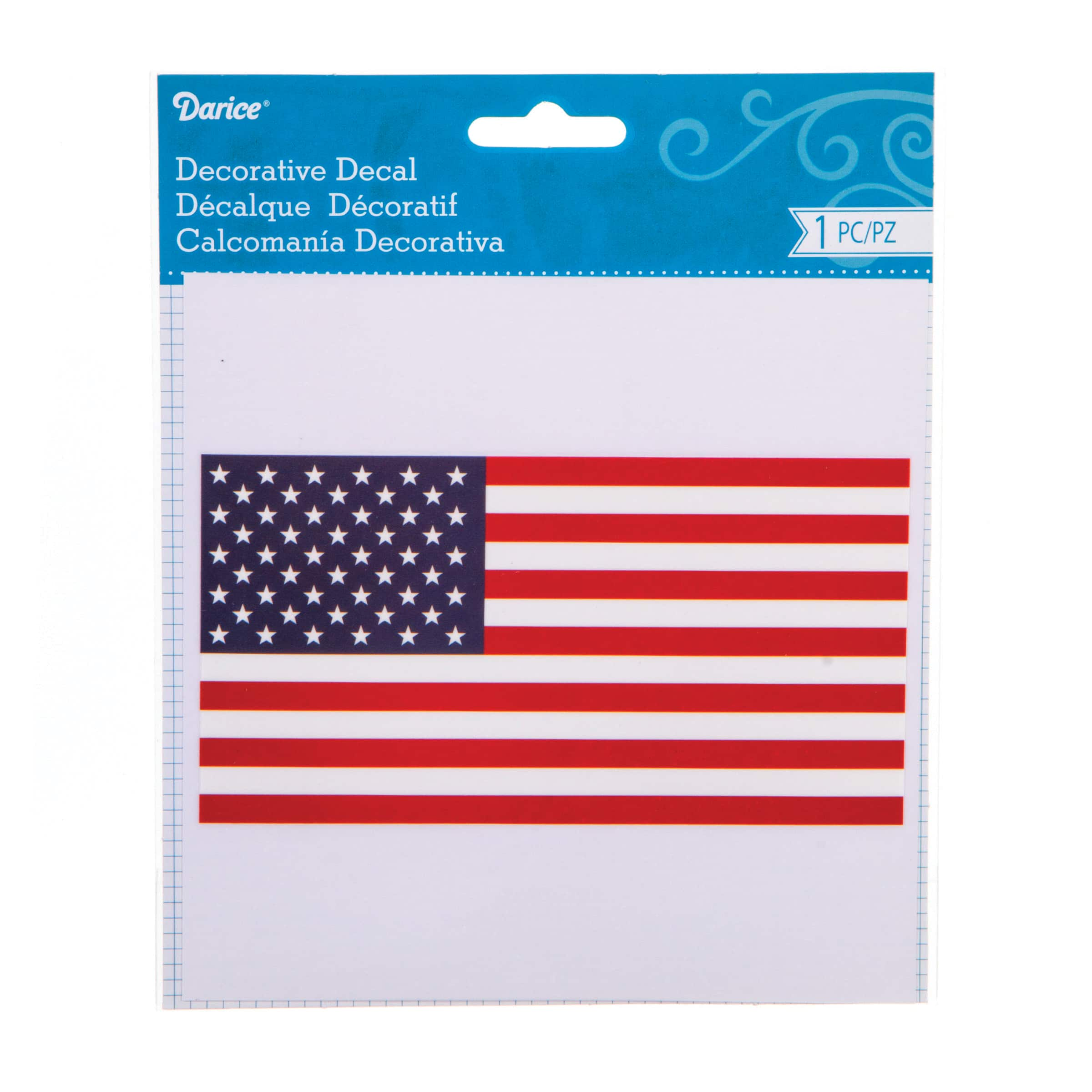 Find The Darice Decorative American Flag Decal At Michaels