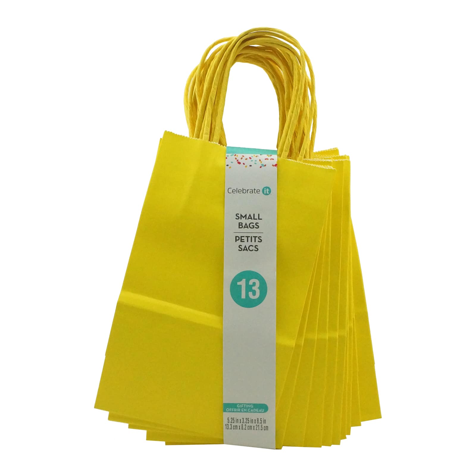 8 Packs: 13 ct. (104 total) Small Solid Gift Bags by Celebrate It™
