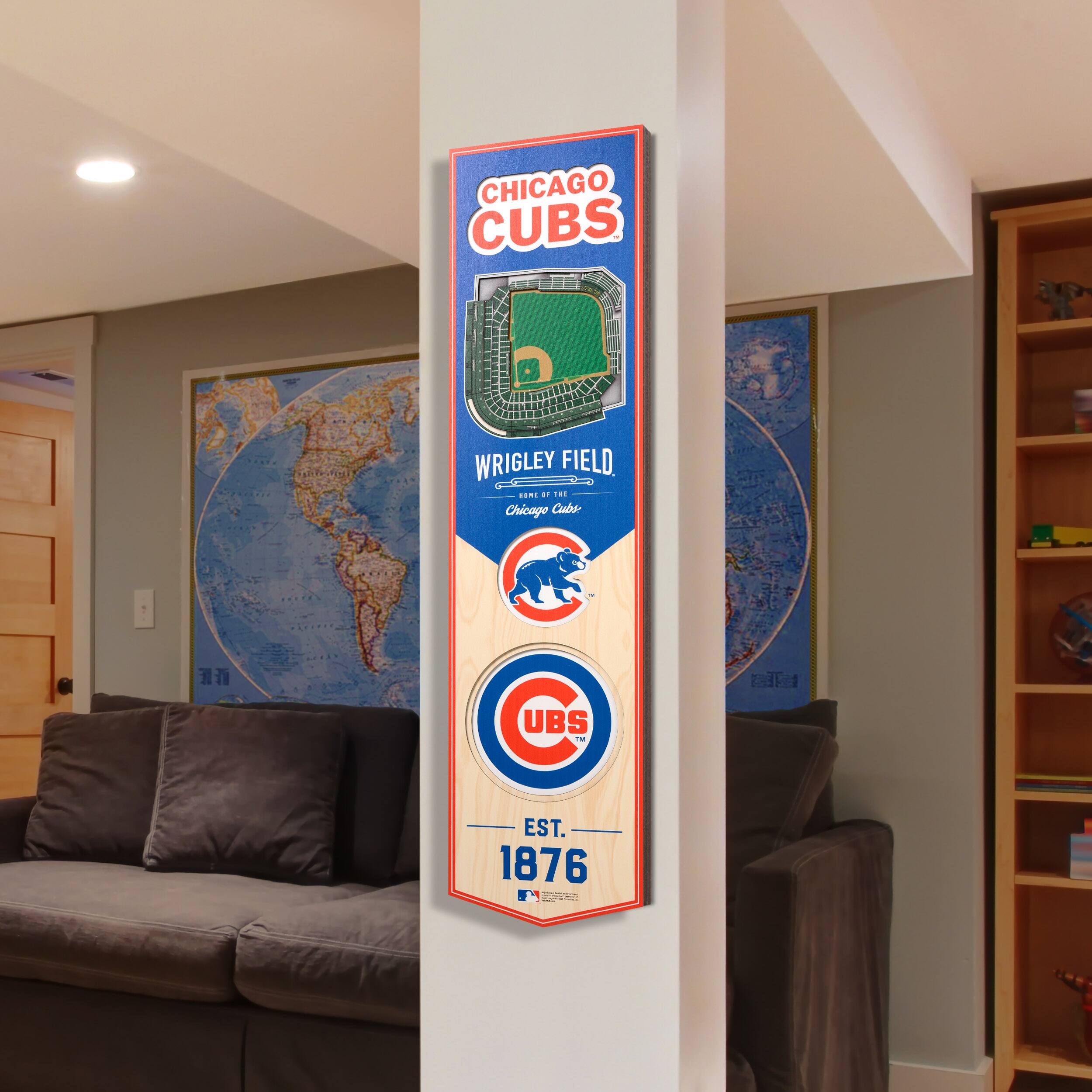 MLB Chicago Cubs 3D StadiumViews Desktop Display - Wrigley Field