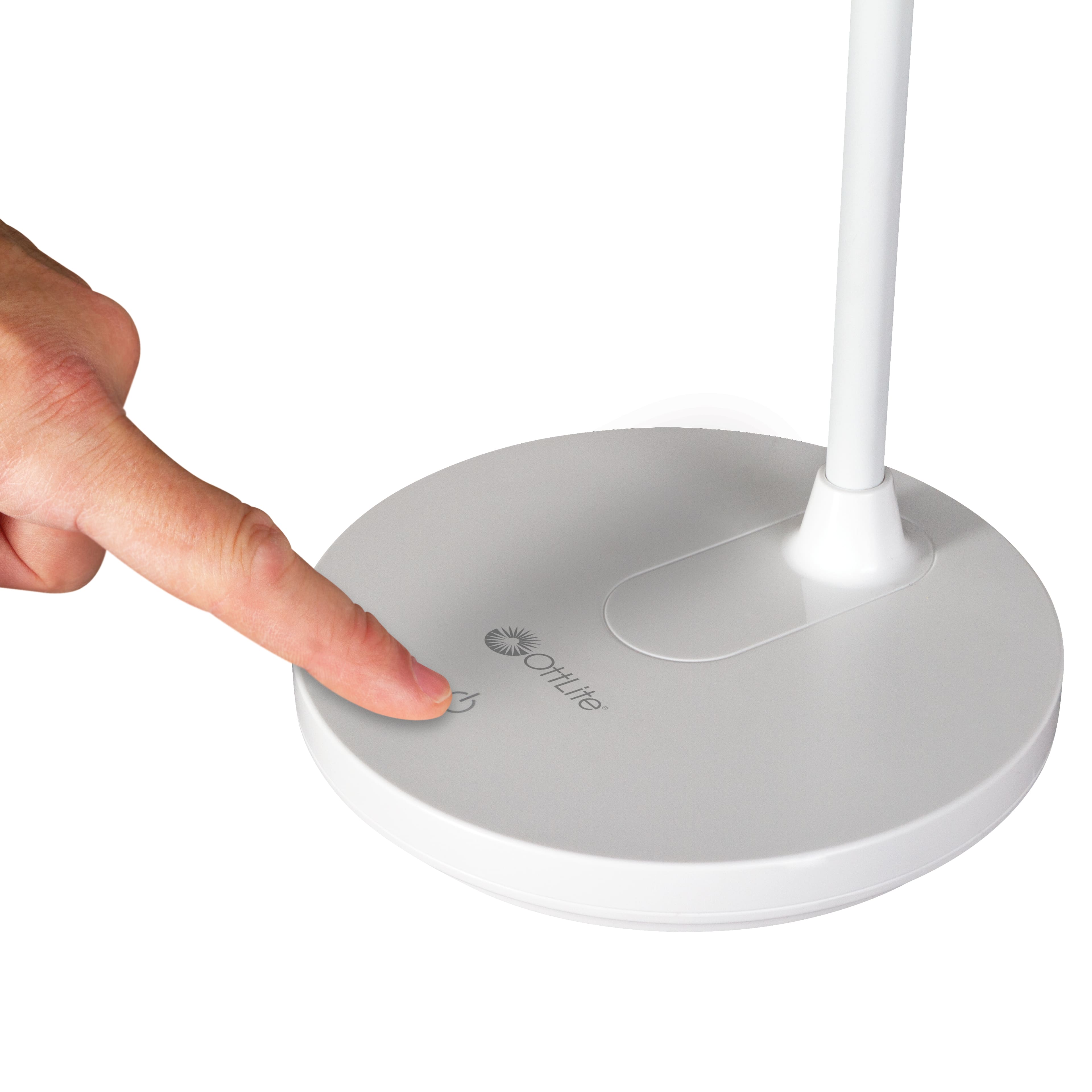 OttLite&#xAE; Rechargeable LED Ring Desk Lamp